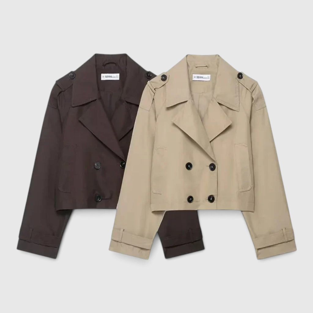 Gemma | Women's Trench Coat – Double Breasted Office & Casual Jacket