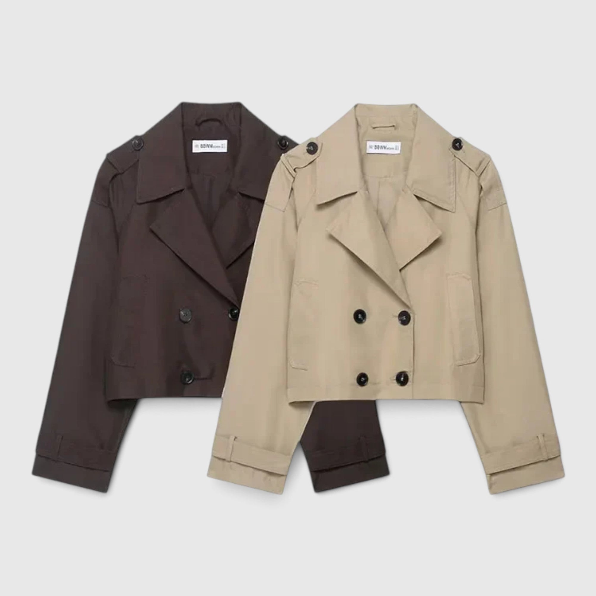 Gemma | Women's Trench Coat – Double Breasted Office & Casual Jacket