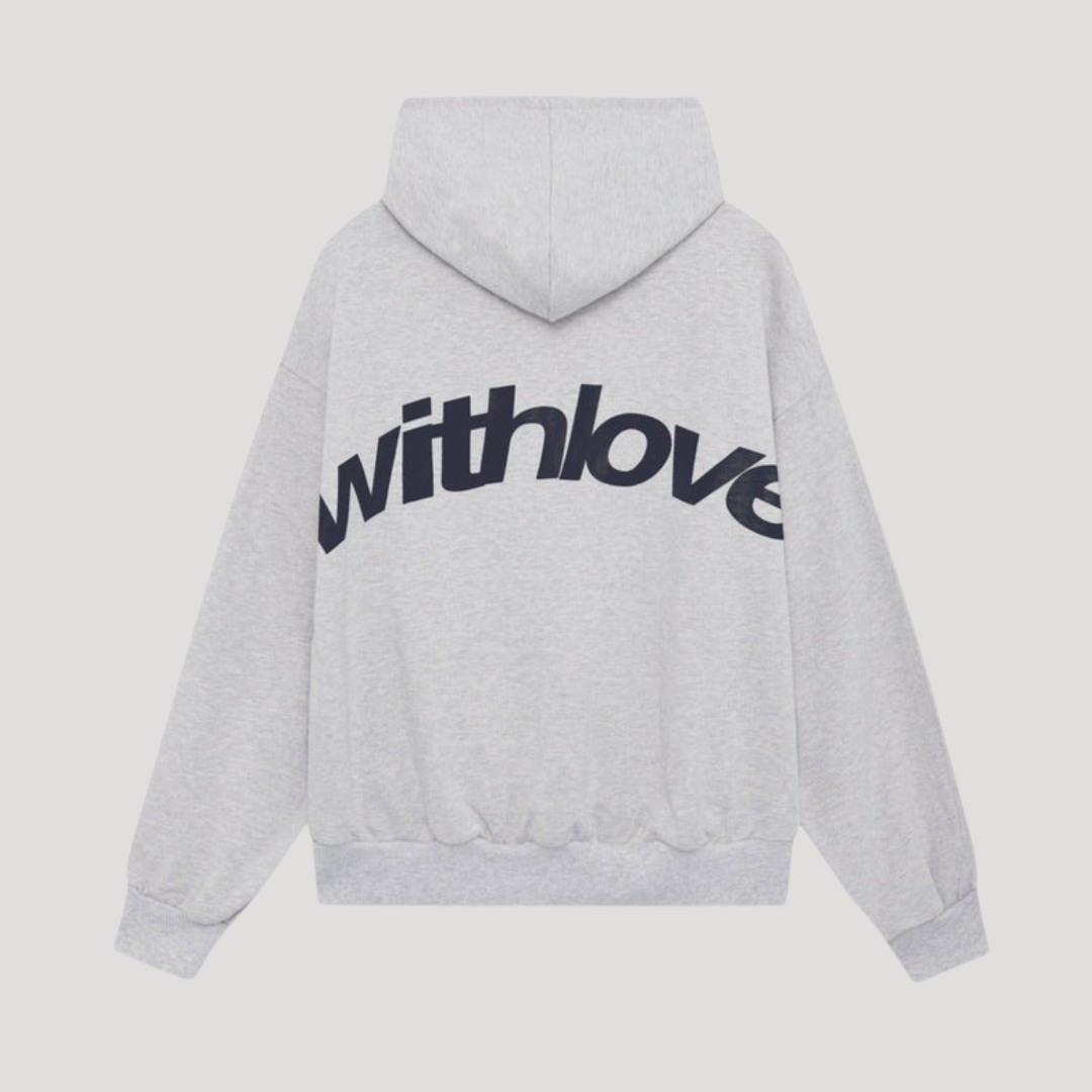 Kirsty | Women's Oversized Hoodie with Graphic Print and Kangaroo Pocket