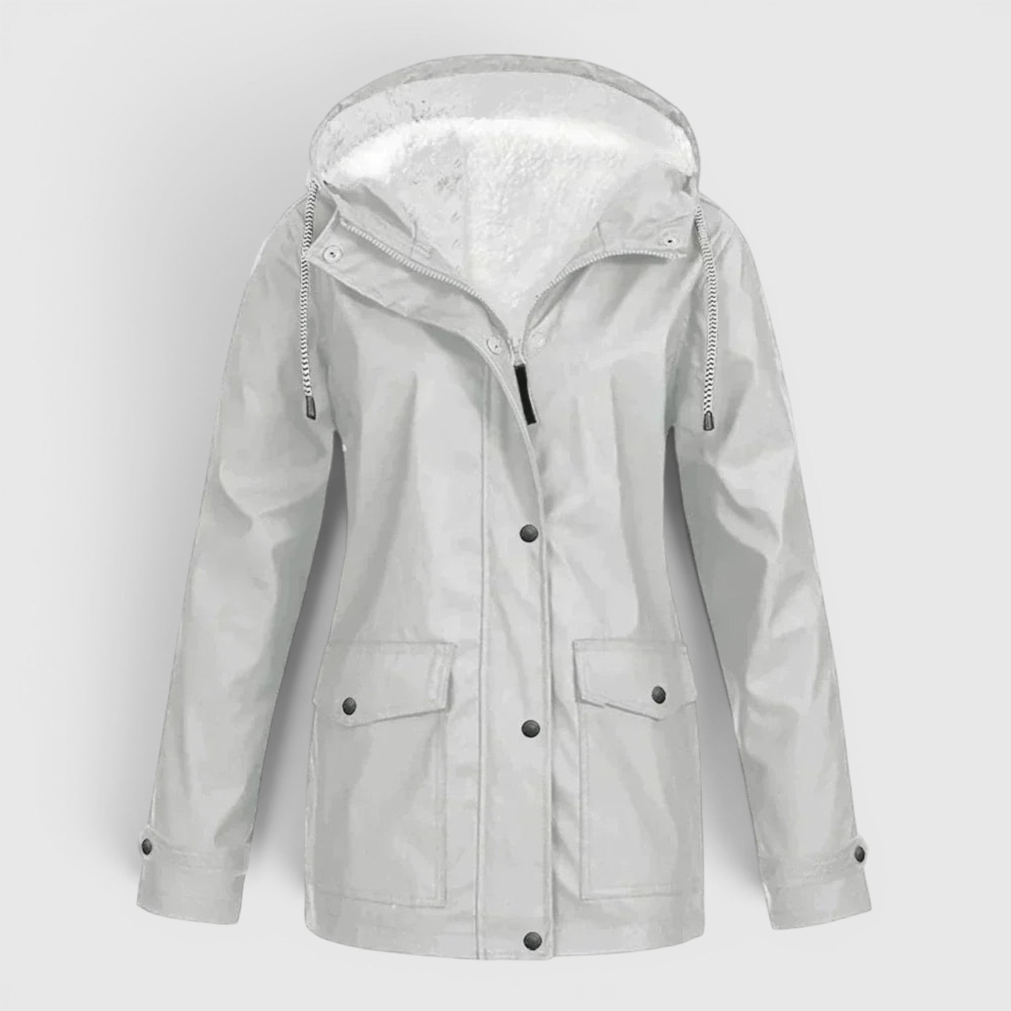 Ellmont London | Rain Jacket Women's Warm Water-Repellent Outdoor Coat