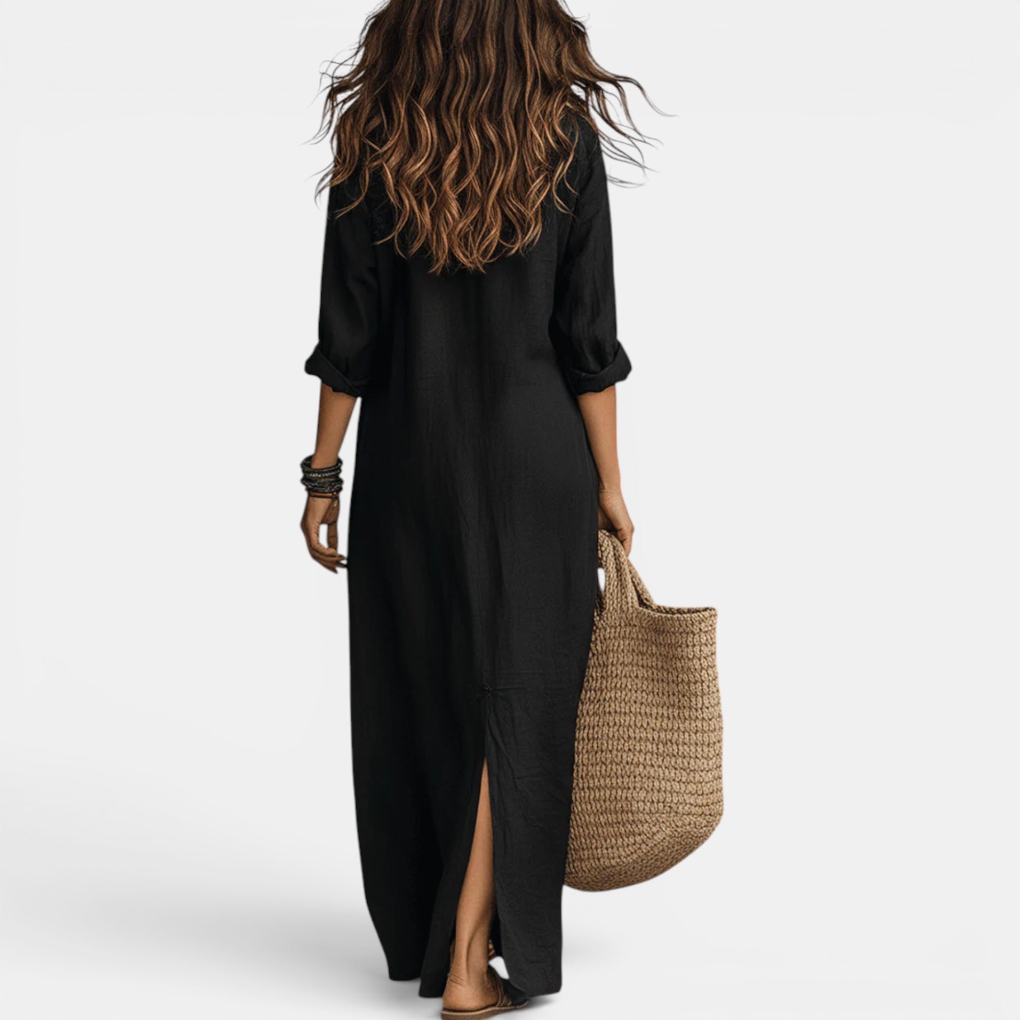 Ellmont London | Women's Flattering Long Summer  Maxi Cocktail Dress