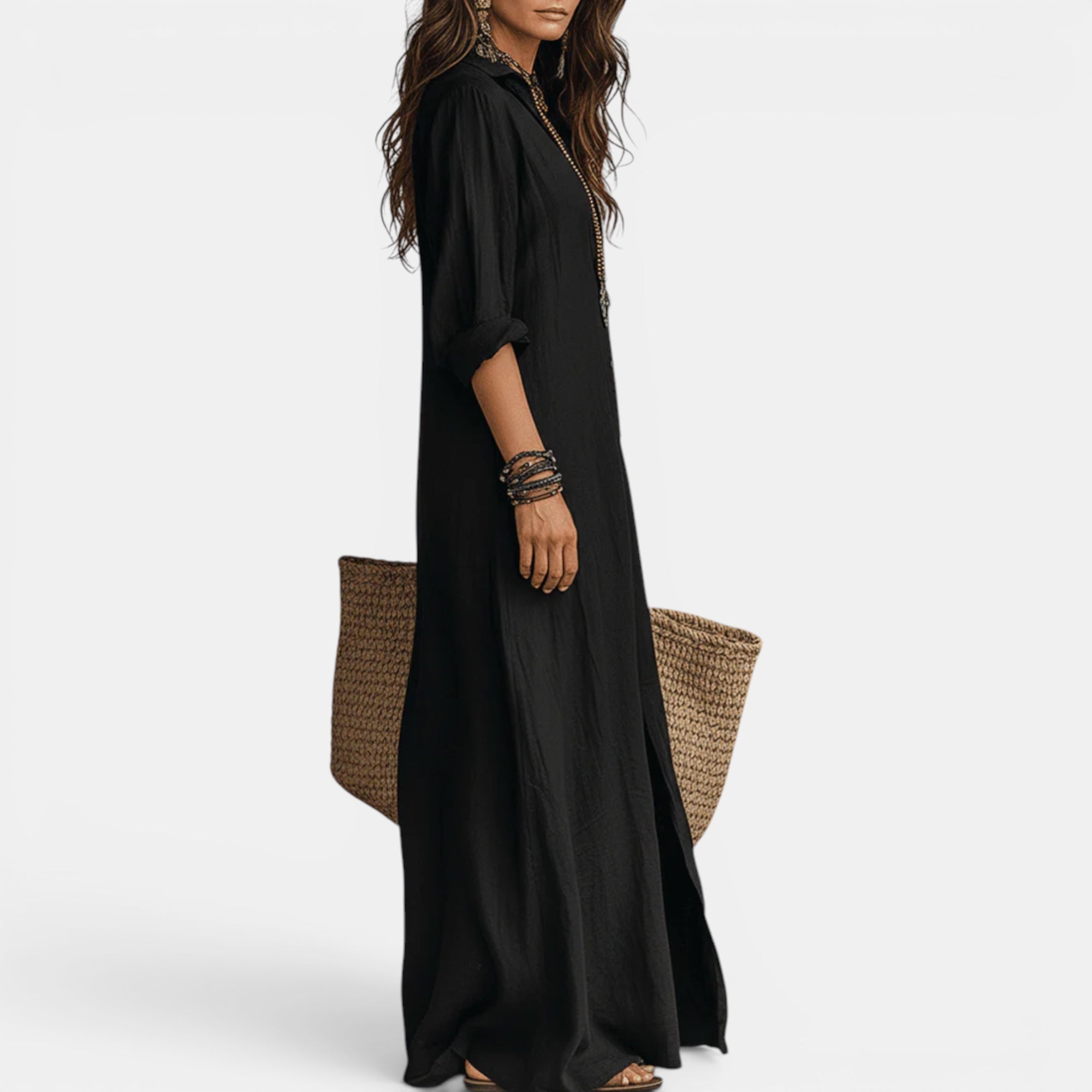 Ellmont London | Women's Flattering Long Summer  Maxi Cocktail Dress