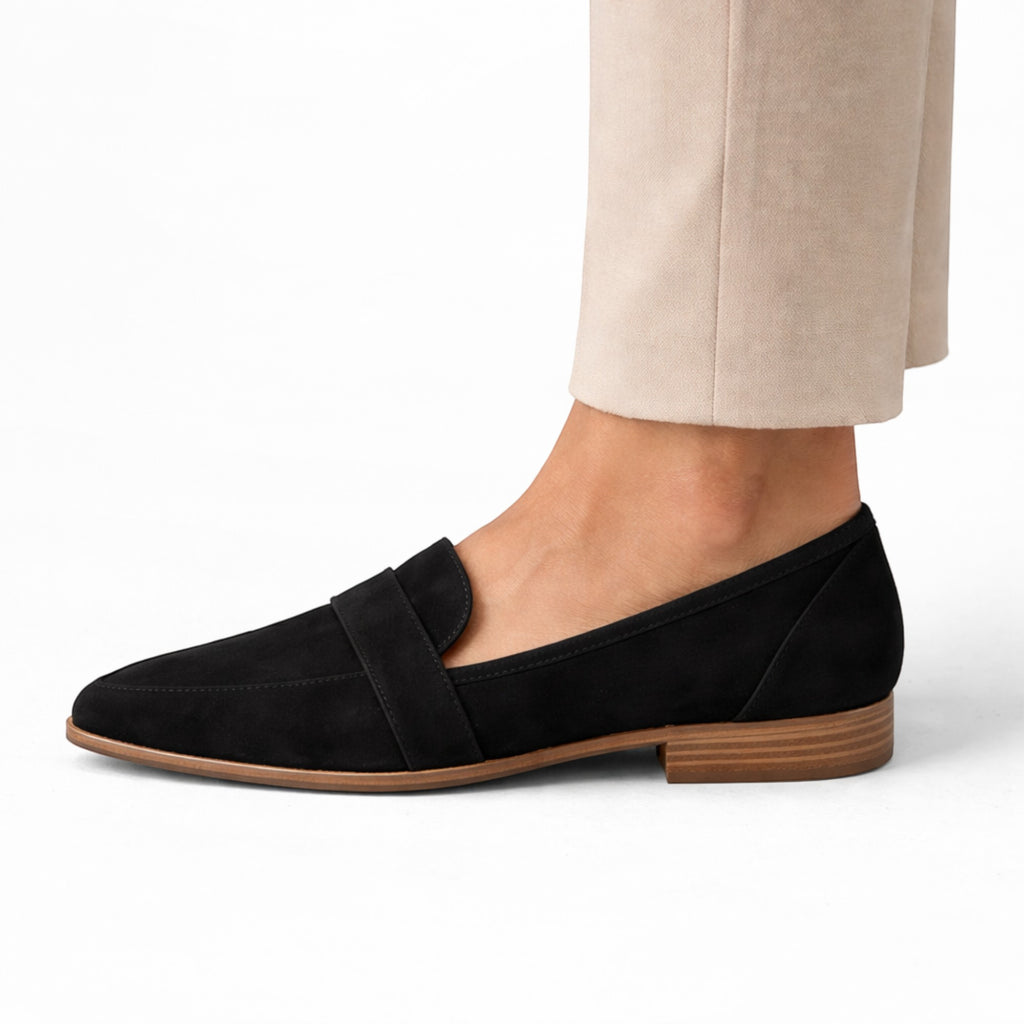 Ellmont London | Women’s Comfortable Slip-On Suede Loafers