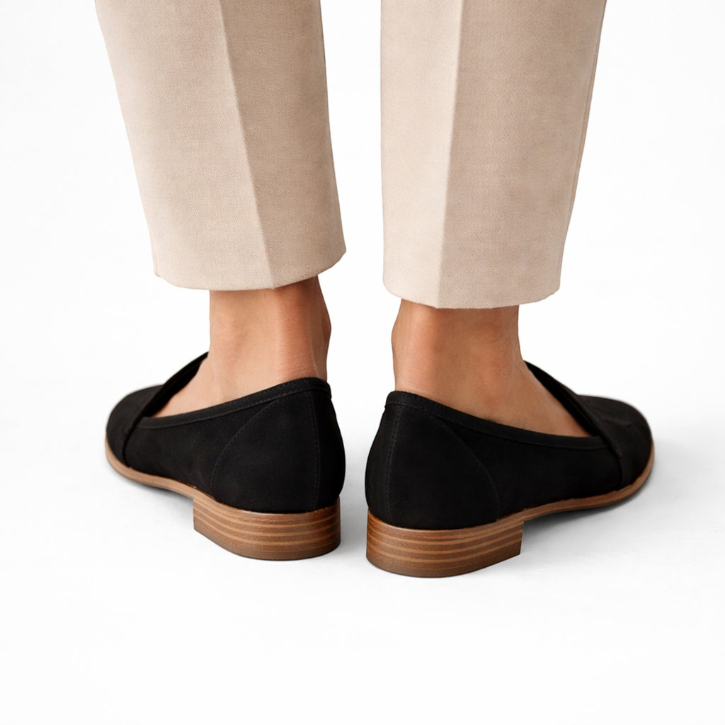 Ellmont London | Women’s Comfortable Slip-On Suede Loafers