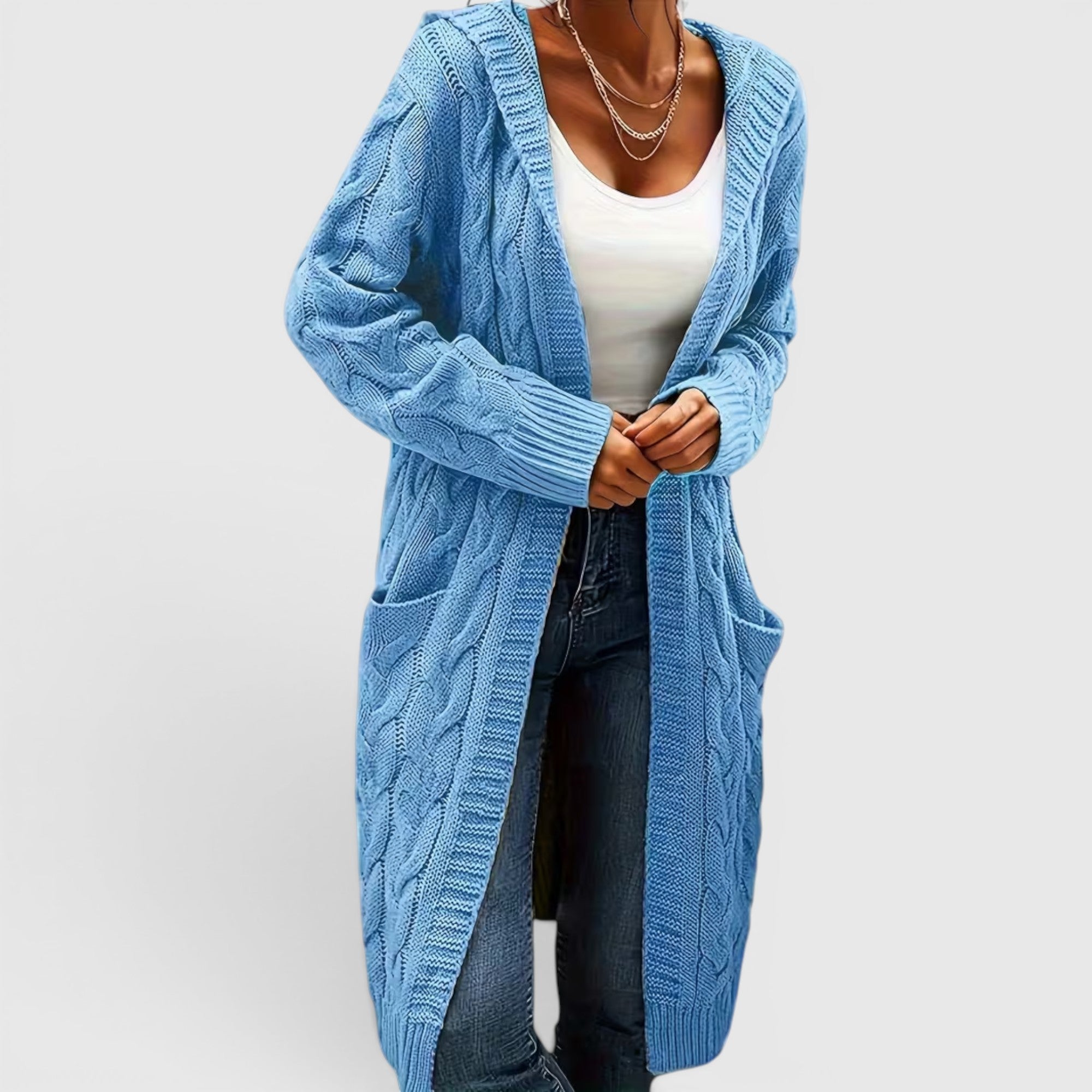 Ellmont London | Women's Breathable Casual Office Long Sweater