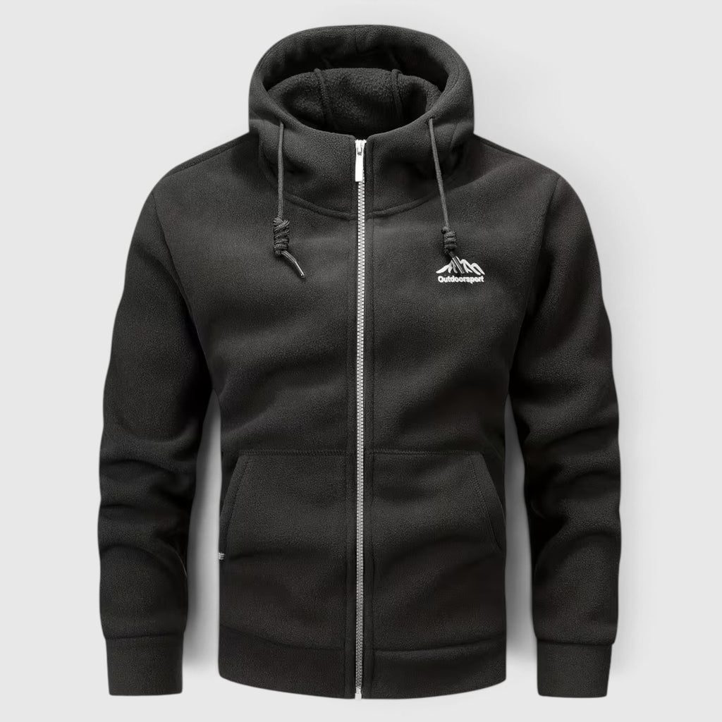 Leo | Men's Fleece Hoodie Jacket – Thick Winter Casual Hoodie