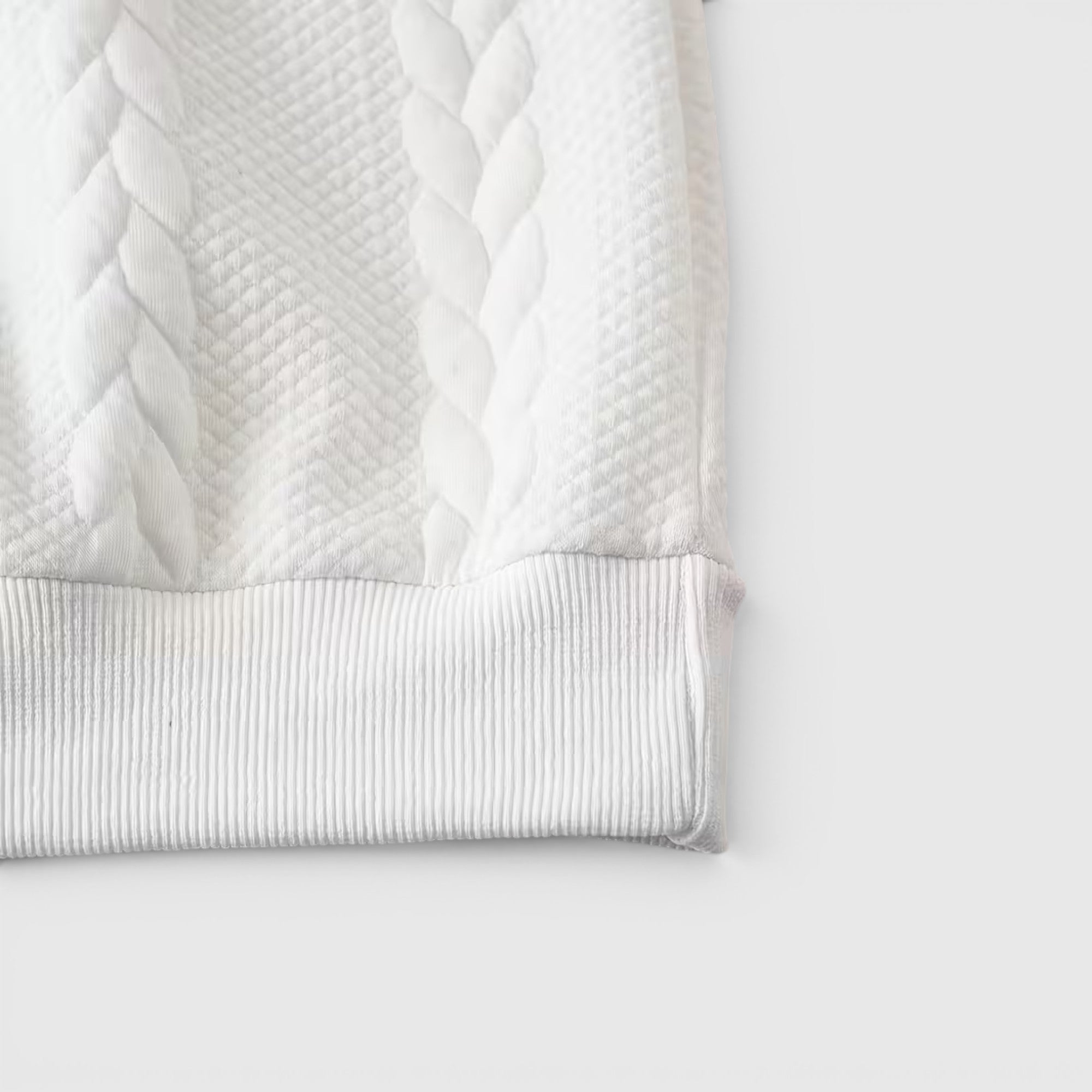 Ellmont London | Men's Long Sleeve Polo Textured Knit Regular Fit Sweatshirt