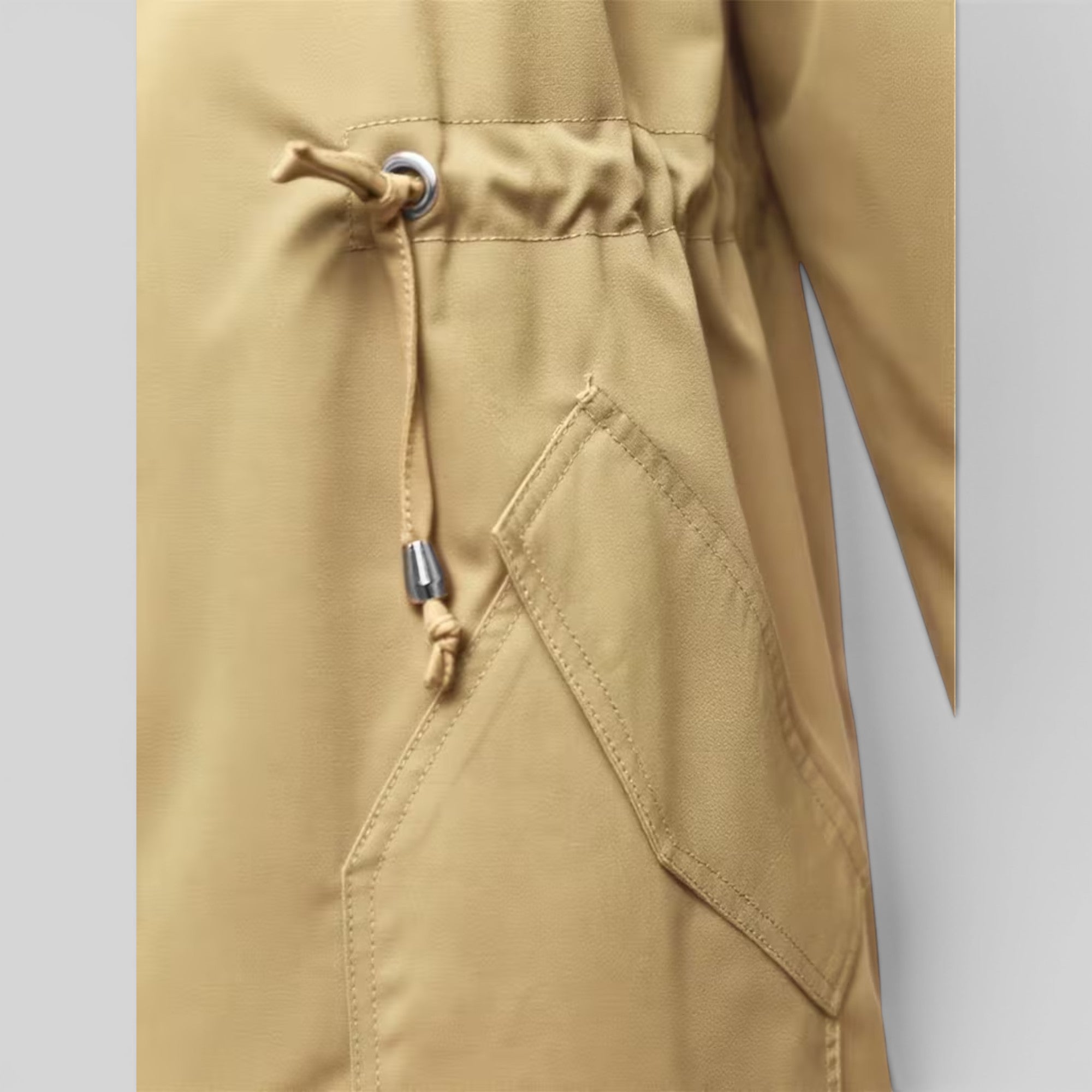 Ellmont London | Women's Waterproof Trench Coat Full Zip Outdoor Rain Jacket