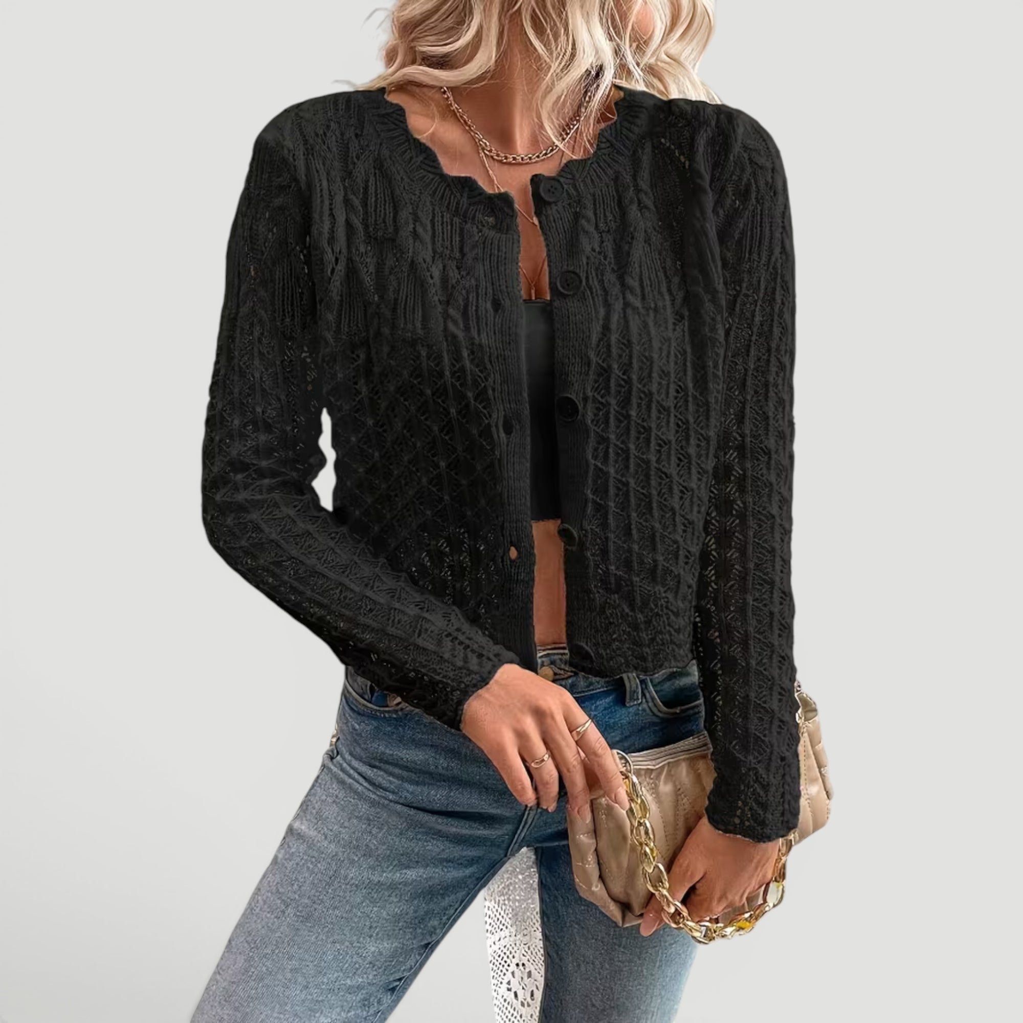 Ellmont London | Women’s Lightweight Cardigan Casual Summer Layer