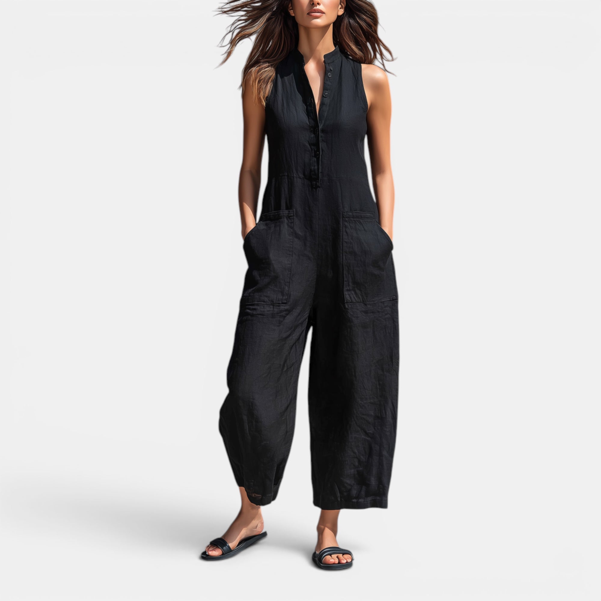 Ellmont London | Women's Lightweight Playsuite Summer Jumpsuit Casual Fit