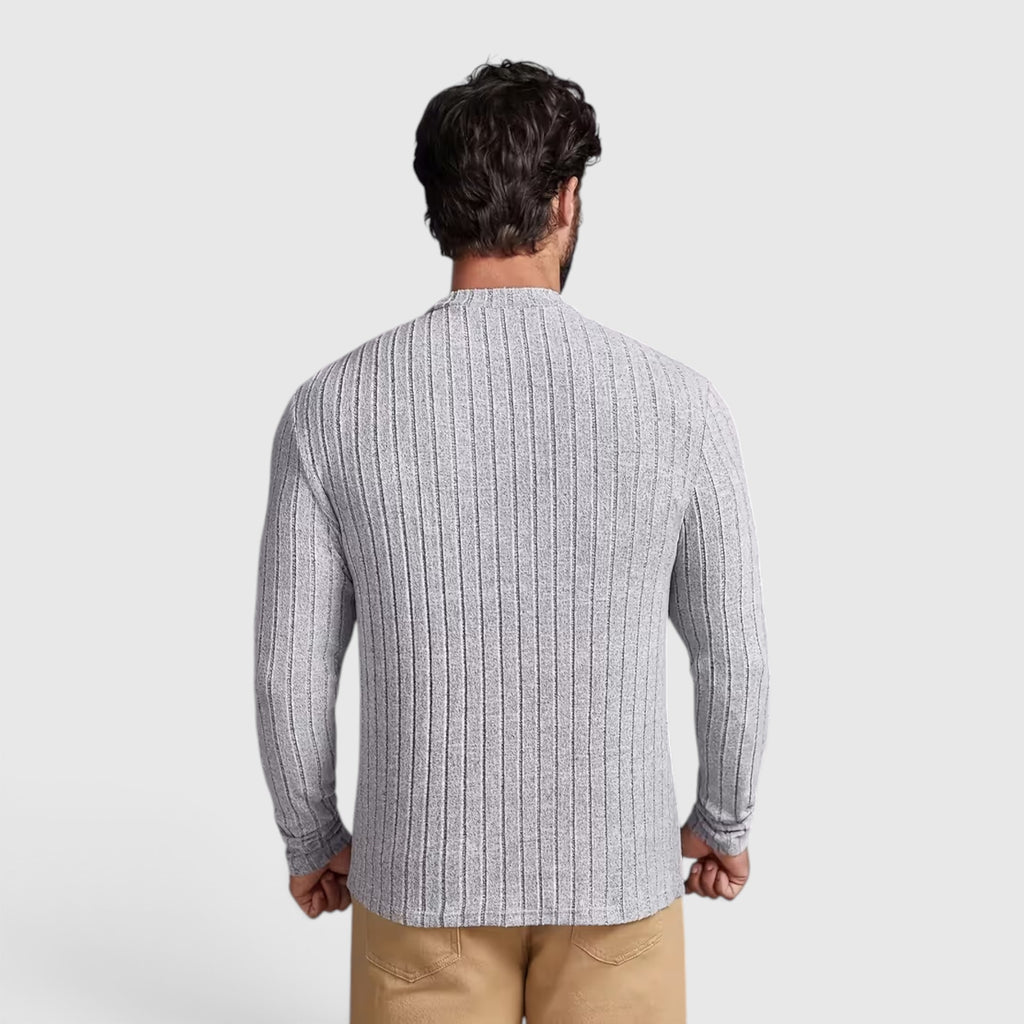 Peter | Men's Crewneck Sweater – High Stretch Knit Pullover Regular Fit