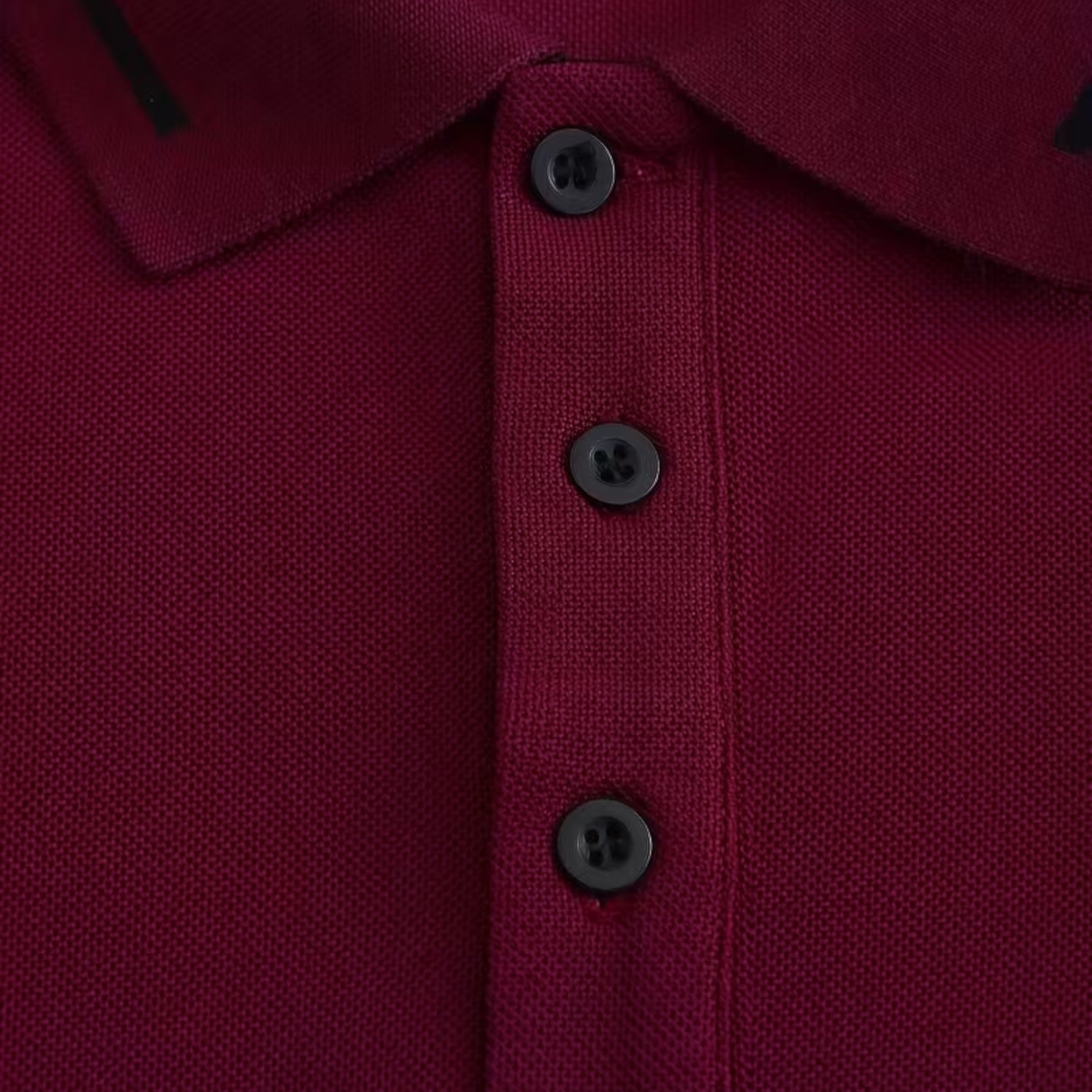 Isaac | Men's Casual Polo Shirt Long Sleeve Rib-Knit Everyday Wear