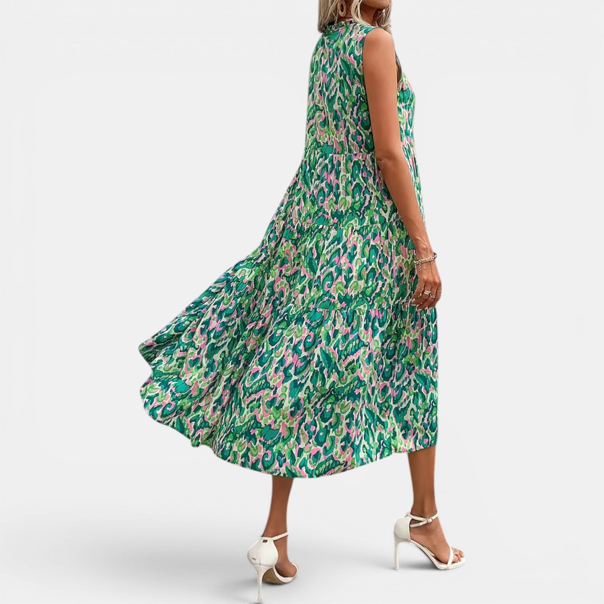 Ellmont London | Women's Lightweight Sleeveless Boho Dress for Summer