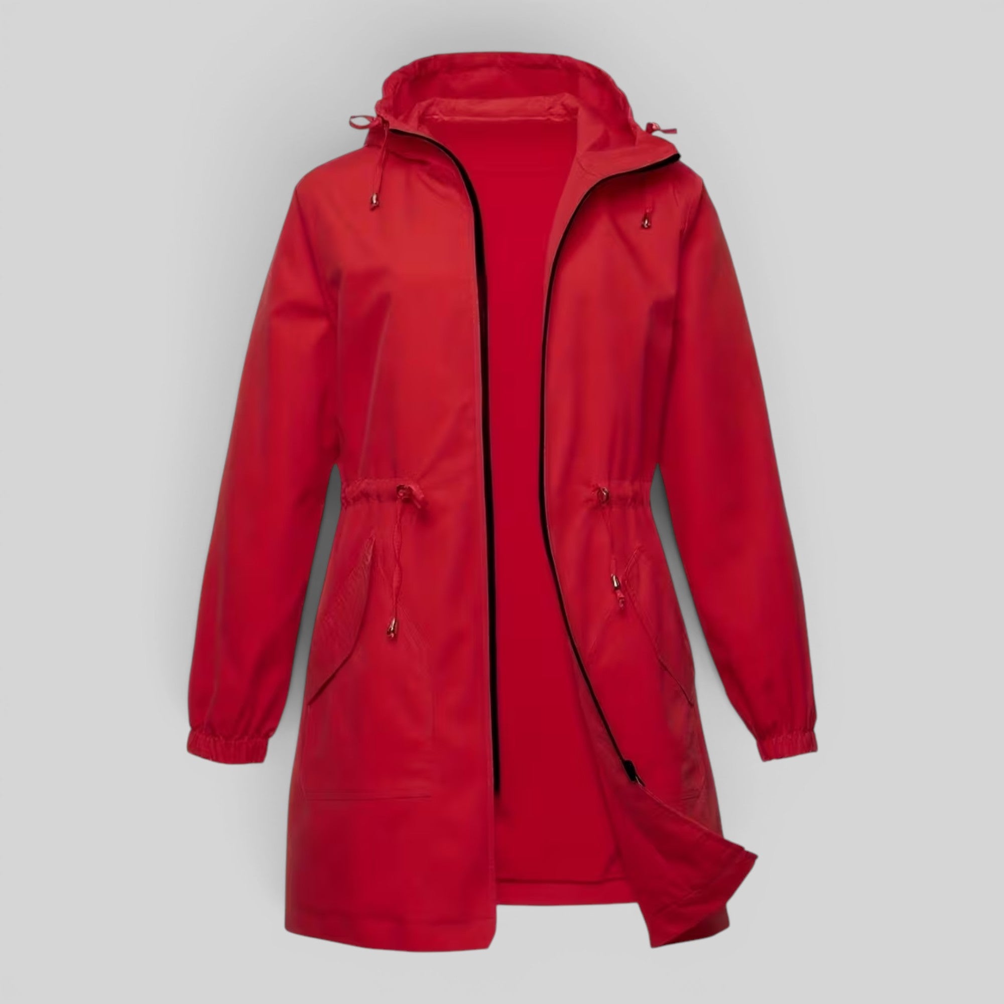 Ellmont London | Women's Waterproof Trench Coat Full Zip Outdoor Rain Jacket