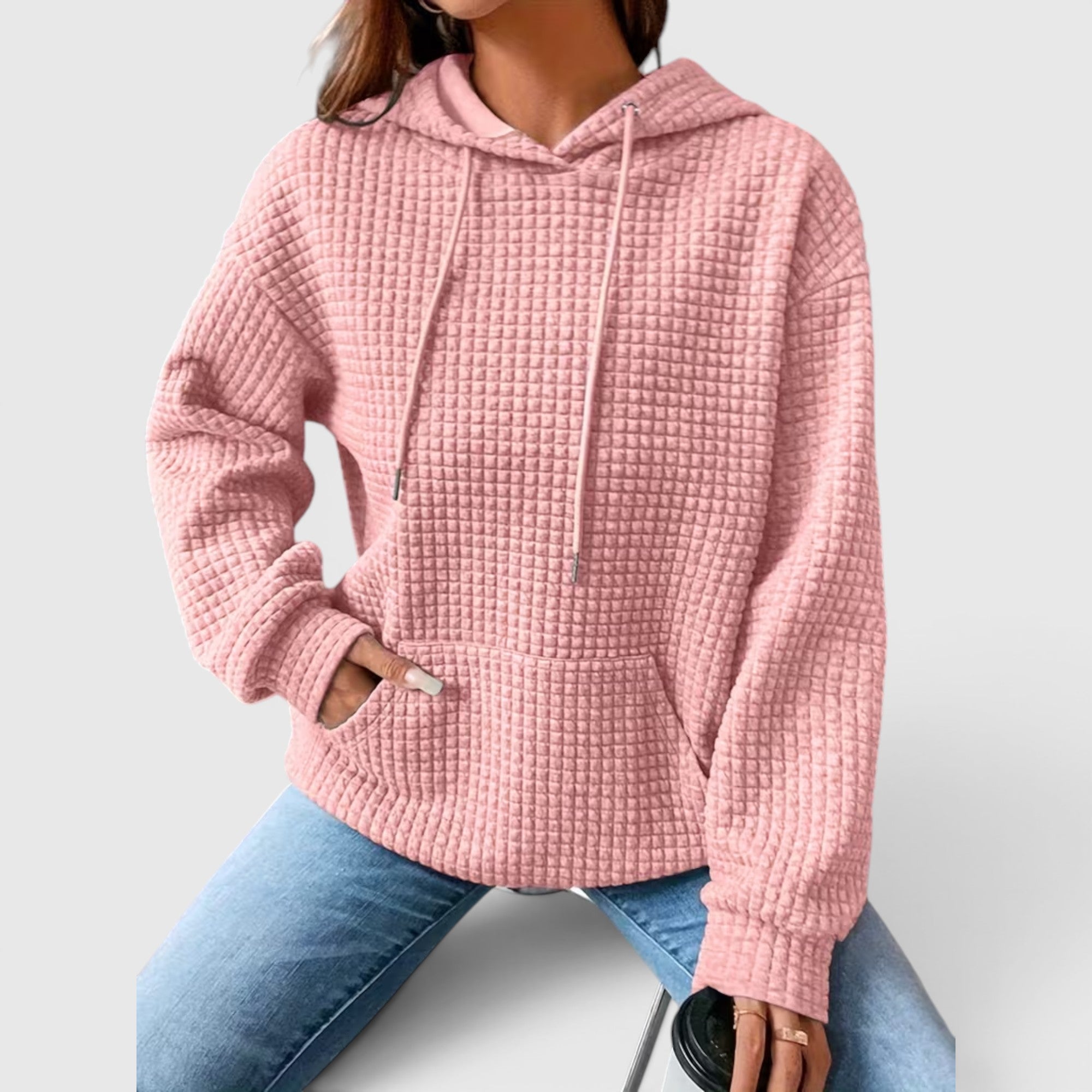Faye | Women's Plus Size Sweatshirt – Comfortable Hooded Pullover