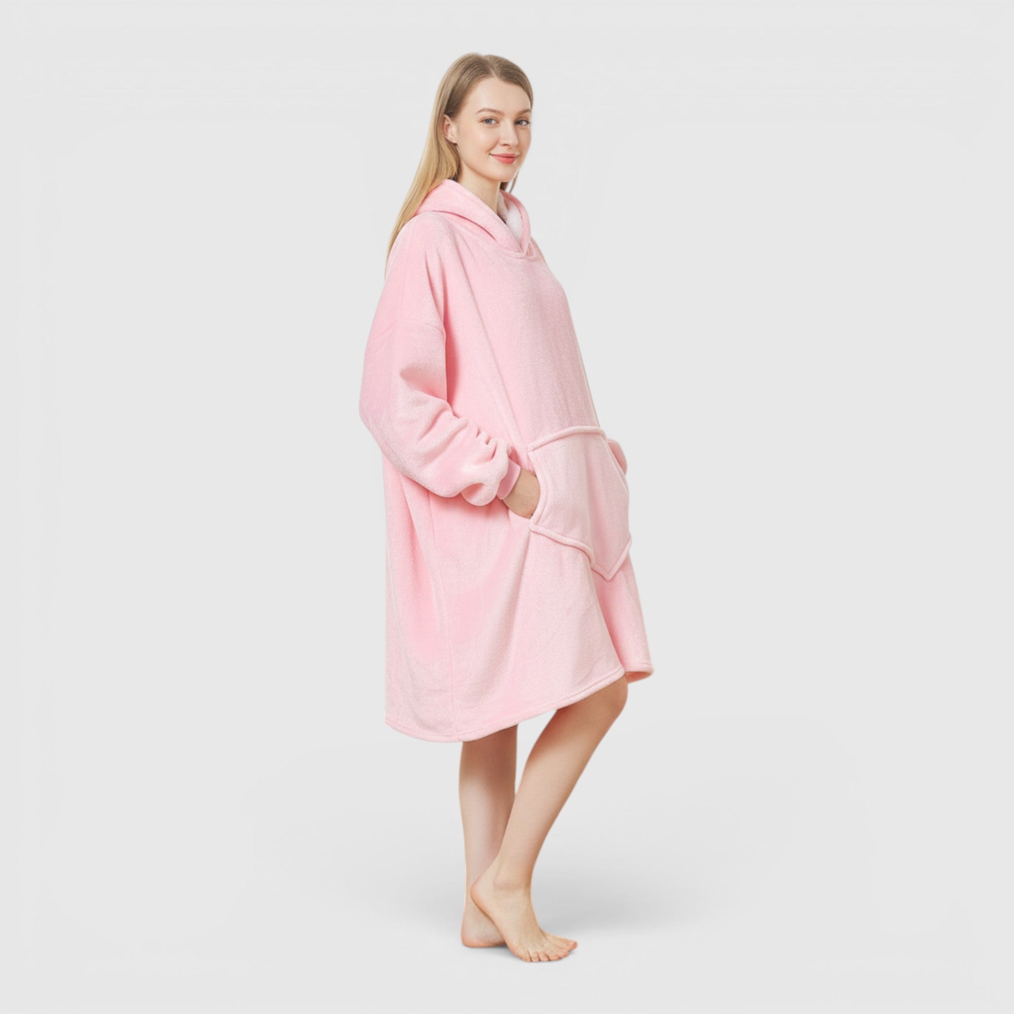 Ellmont London | Ultra Soft Hoodie Blanket Cozy Wearable Blanket for Home Relaxing