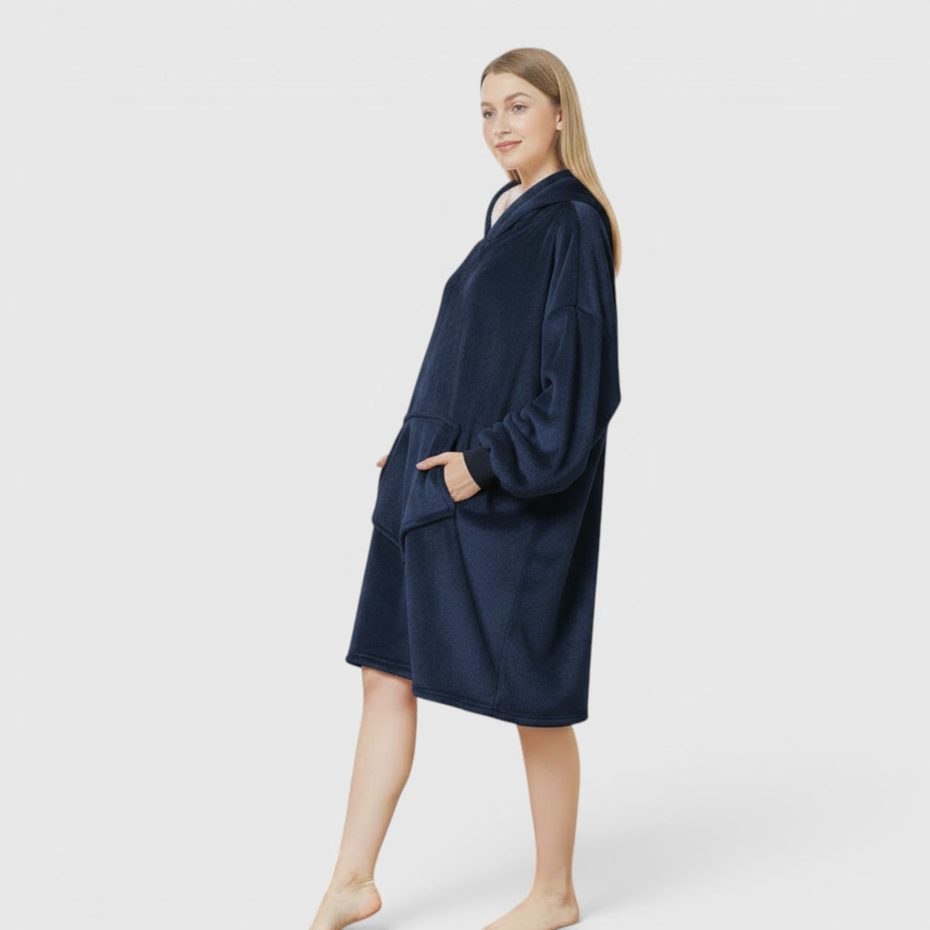 Ellmont London | Ultra Soft Hoodie Blanket Cozy Wearable Blanket for Home Relaxing