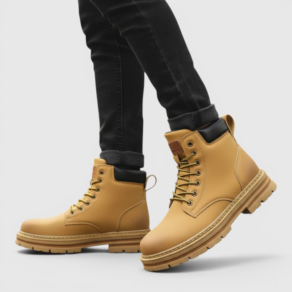 Ellmont London | Men's Orthopedic Boots Supportive Walking Boots with Rubber Sole