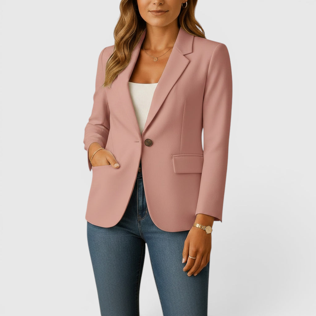 Ellmont London | Women's Classic Stretch Blazer – Comfortable Tailored Jacket