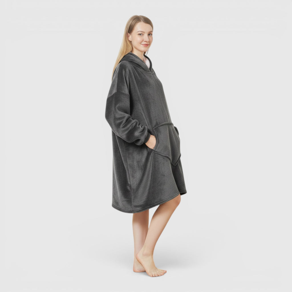Ellmont London | Ultra Soft Hoodie Blanket Cozy Wearable Blanket for Home Relaxing