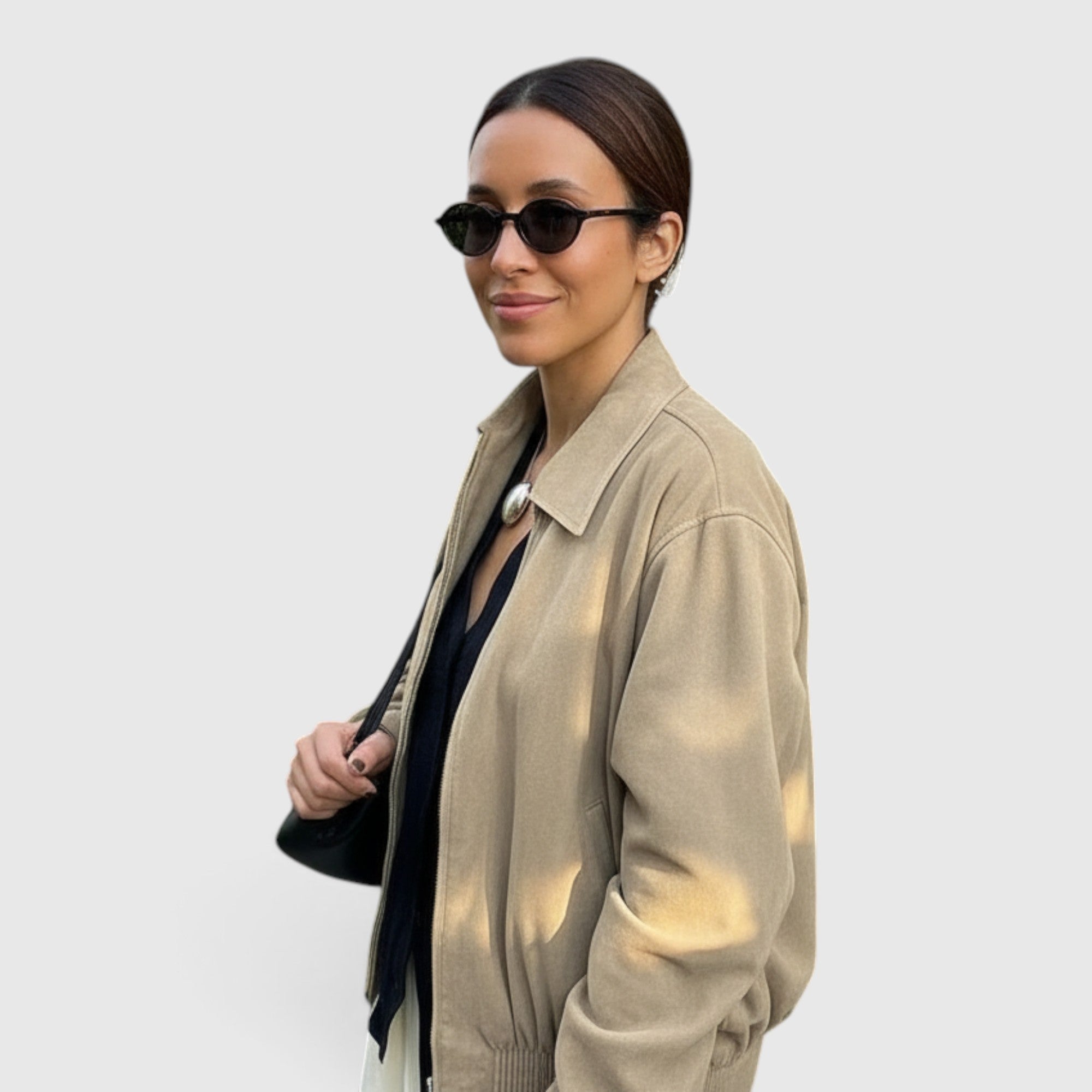 Ximena | Women's Suede Jacket Soft Faux Suede Lightweight Everyday Coat