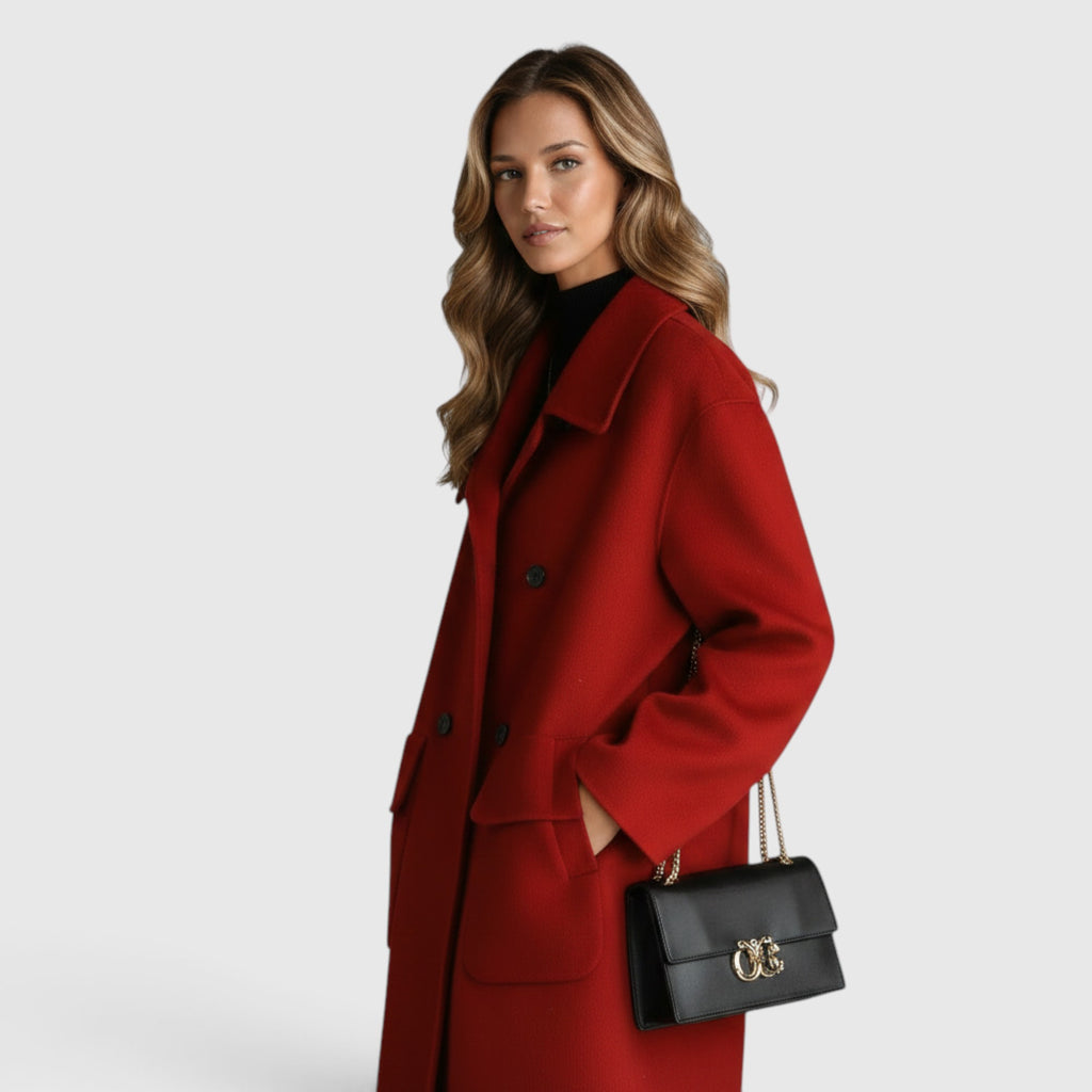 Holly | Women's Overcoat – Warm Wool Blend Knee-Length Coat for Women
