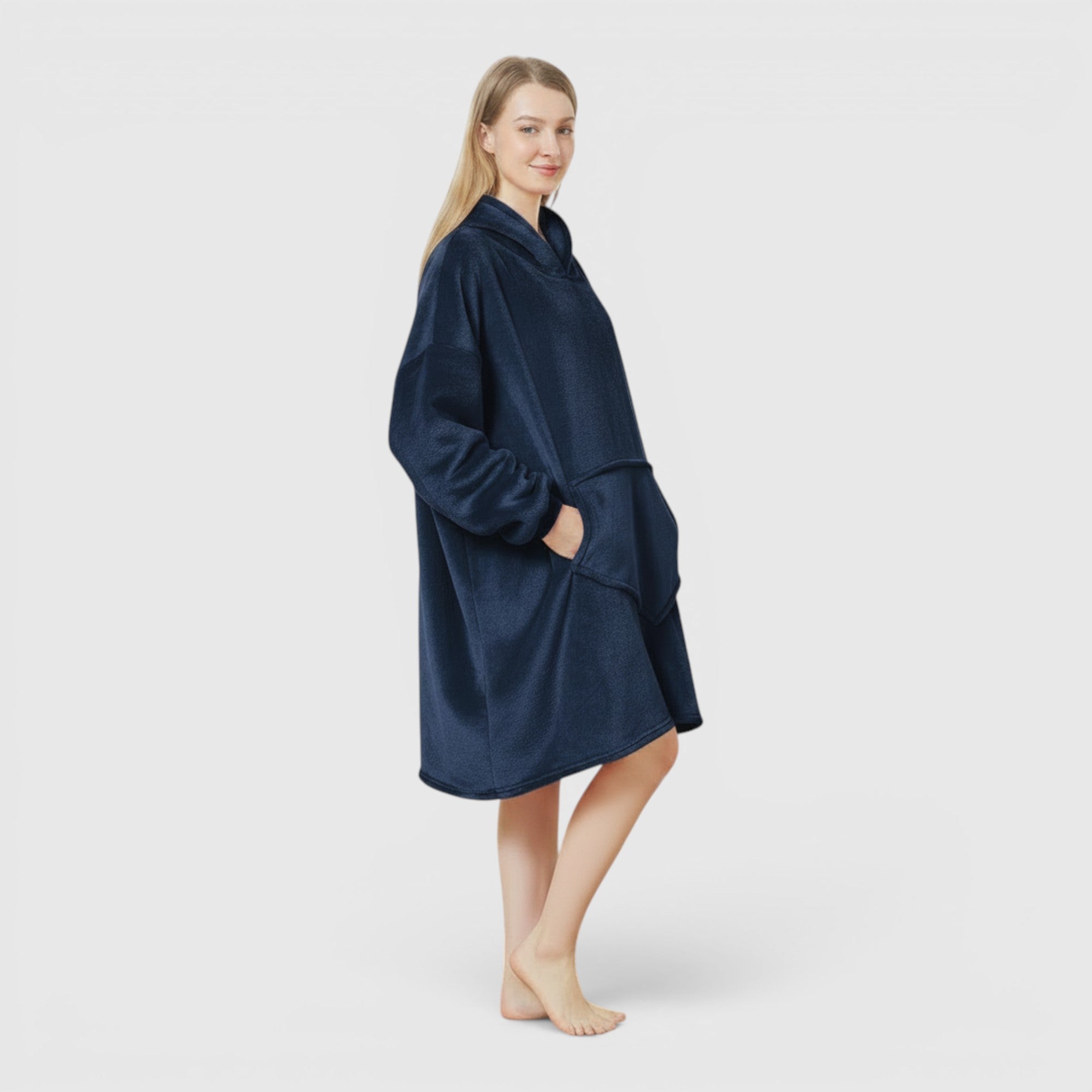 Ellmont London | Ultra Soft Hoodie Blanket Cozy Wearable Blanket for Home Relaxing