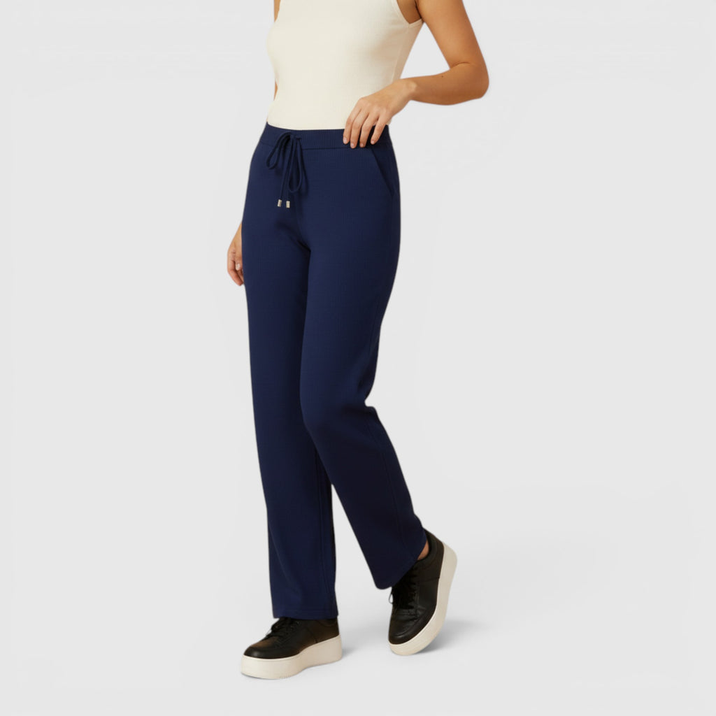 Ellmont London | Women's Cotton Blend Lounge Pants Comfortable Relaxed Fit