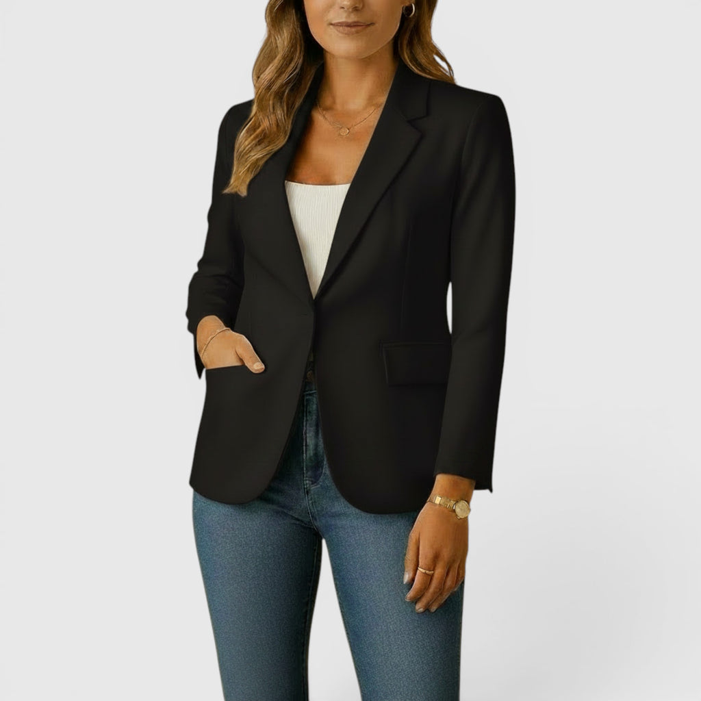 Ellmont London | Women's Classic Stretch Blazer – Comfortable Tailored Jacket