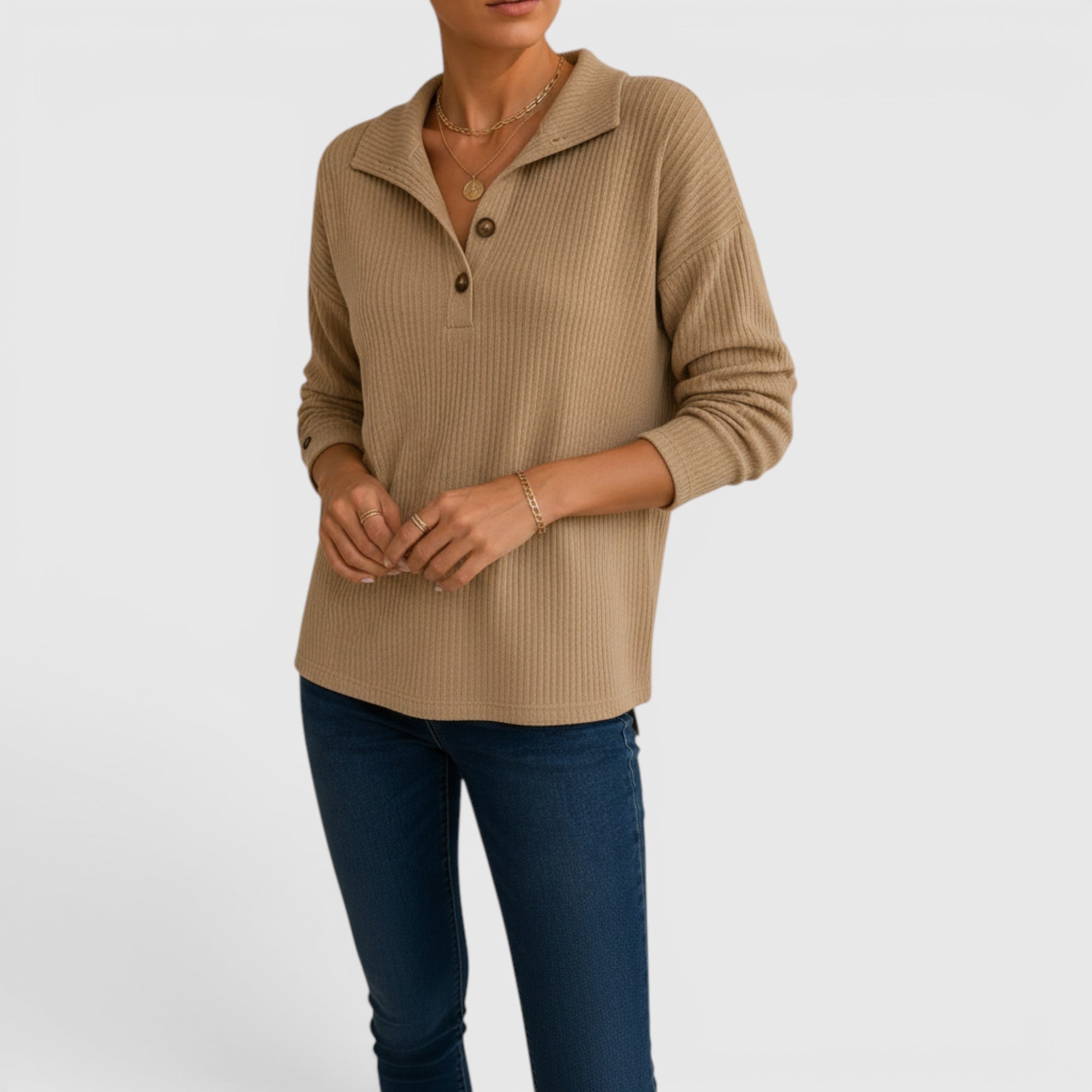 Ellmont London | Long Sleeve Pullover Shirt – Relaxed Fit M&S Linen Shirt