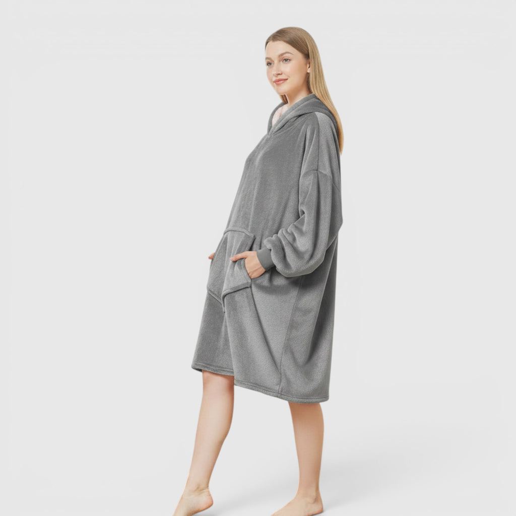 Ellmont London | Ultra Soft Hoodie Blanket Cozy Wearable Blanket for Home Relaxing