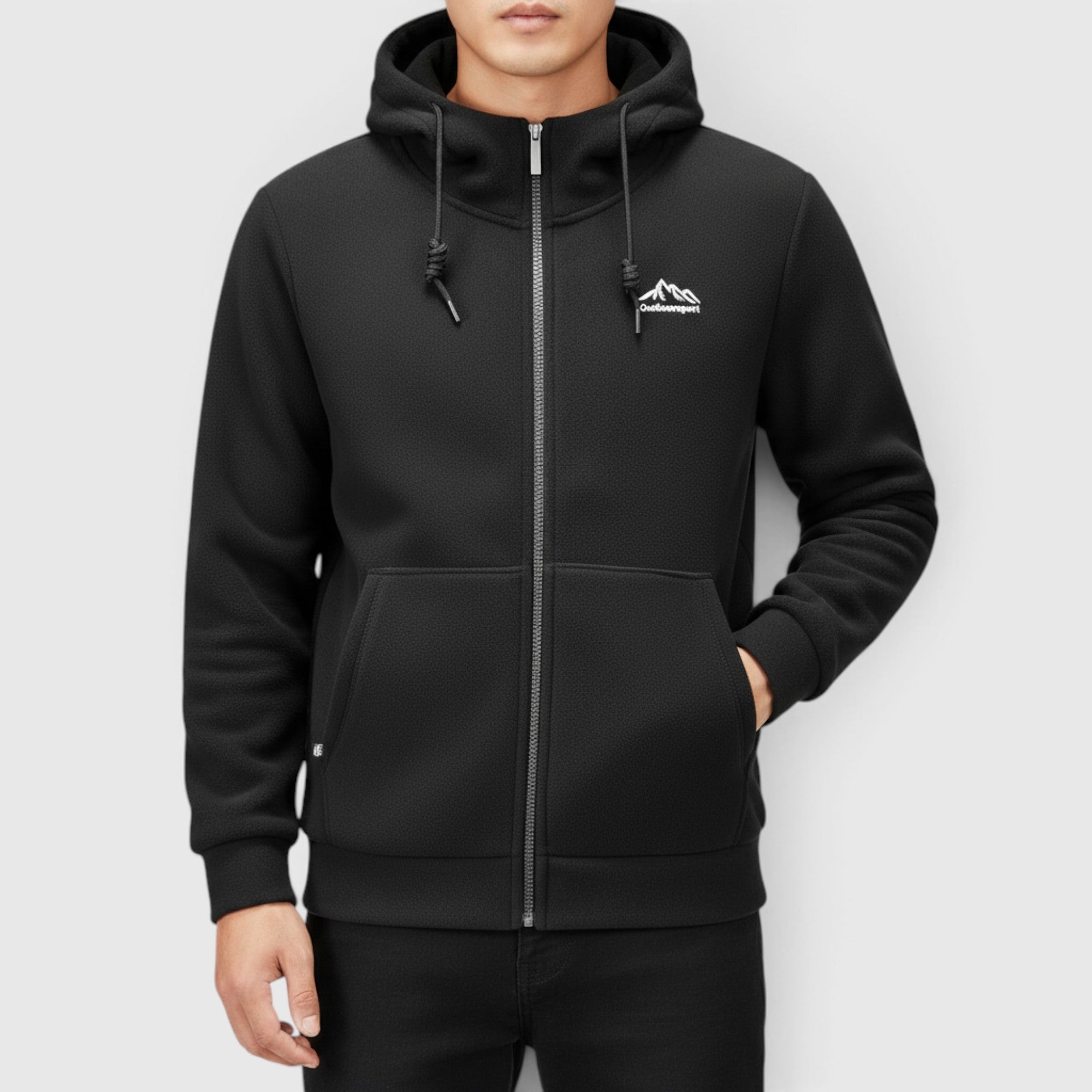 Leo | Men's Fleece Hoodie Jacket – Thick Winter Casual Hoodie