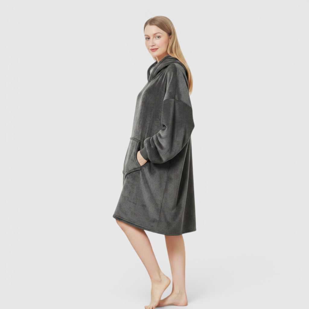 Ellmont London | Ultra Soft Hoodie Blanket Cozy Wearable Blanket for Home Relaxing