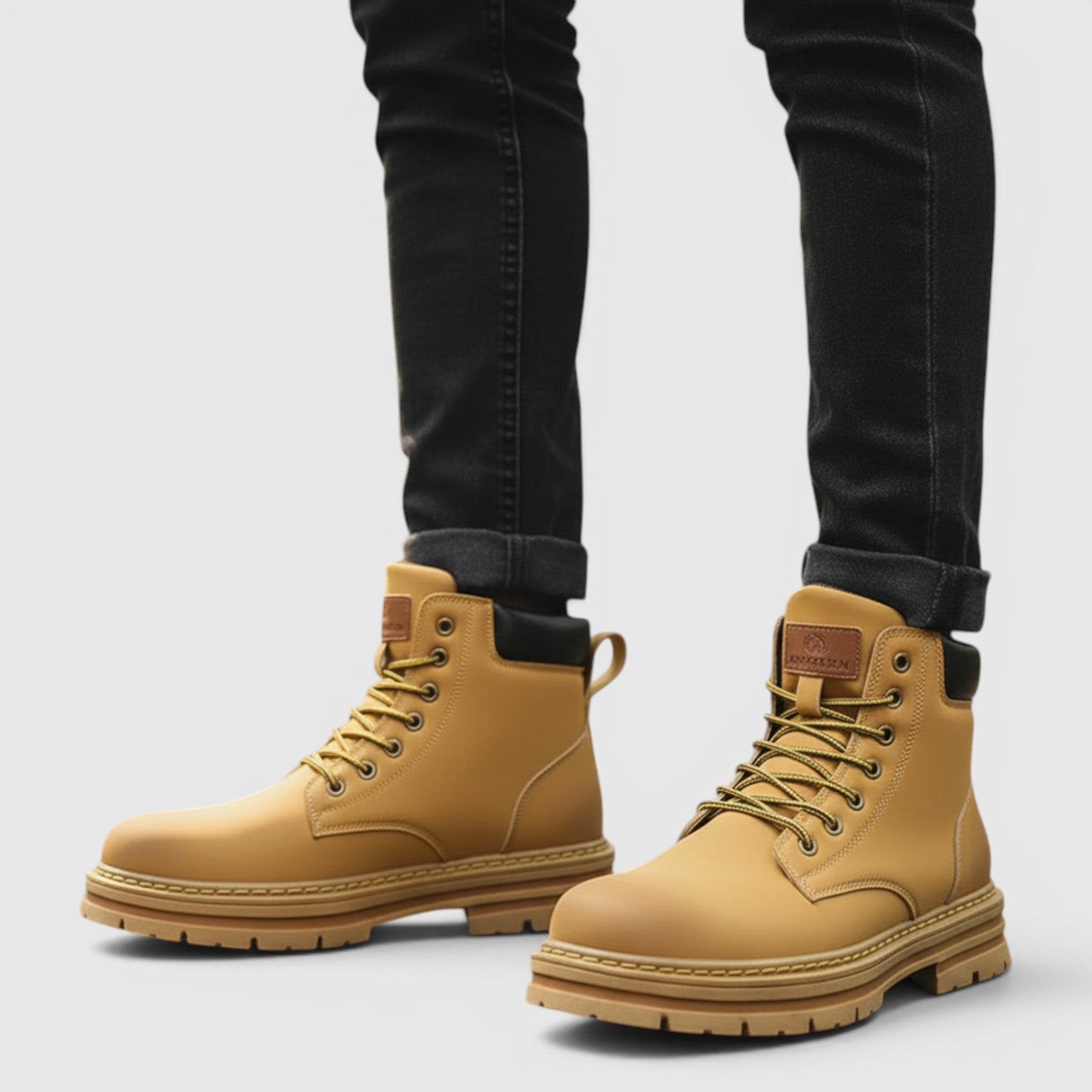 Ellmont London | Men's Orthopedic Boots Supportive Walking Boots with Rubber Sole