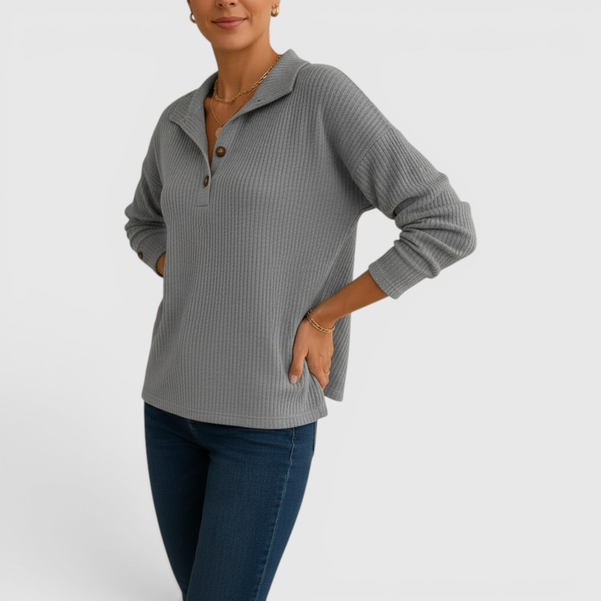 Ellmont London | Long Sleeve Pullover Shirt – Relaxed Fit M&S Linen Shirt