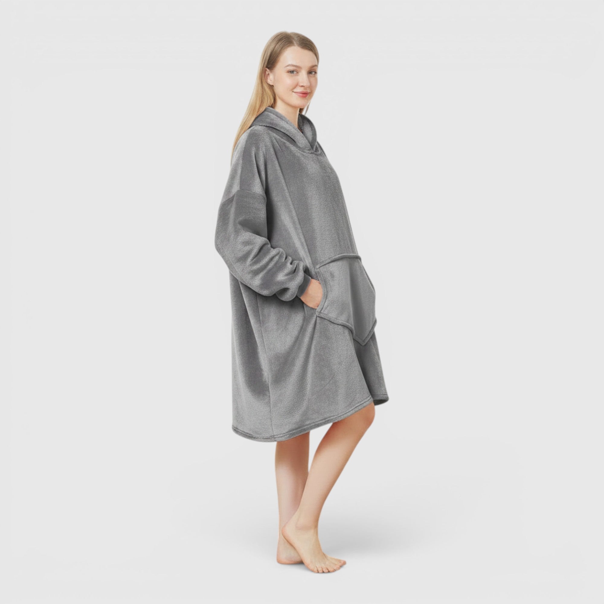 Ellmont London | Ultra Soft Hoodie Blanket Cozy Wearable Blanket for Home Relaxing