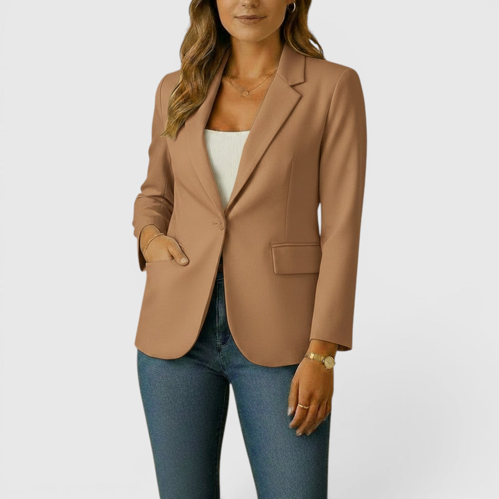 Ellmont London | Women's Classic Stretch Blazer – Comfortable Tailored Jacket