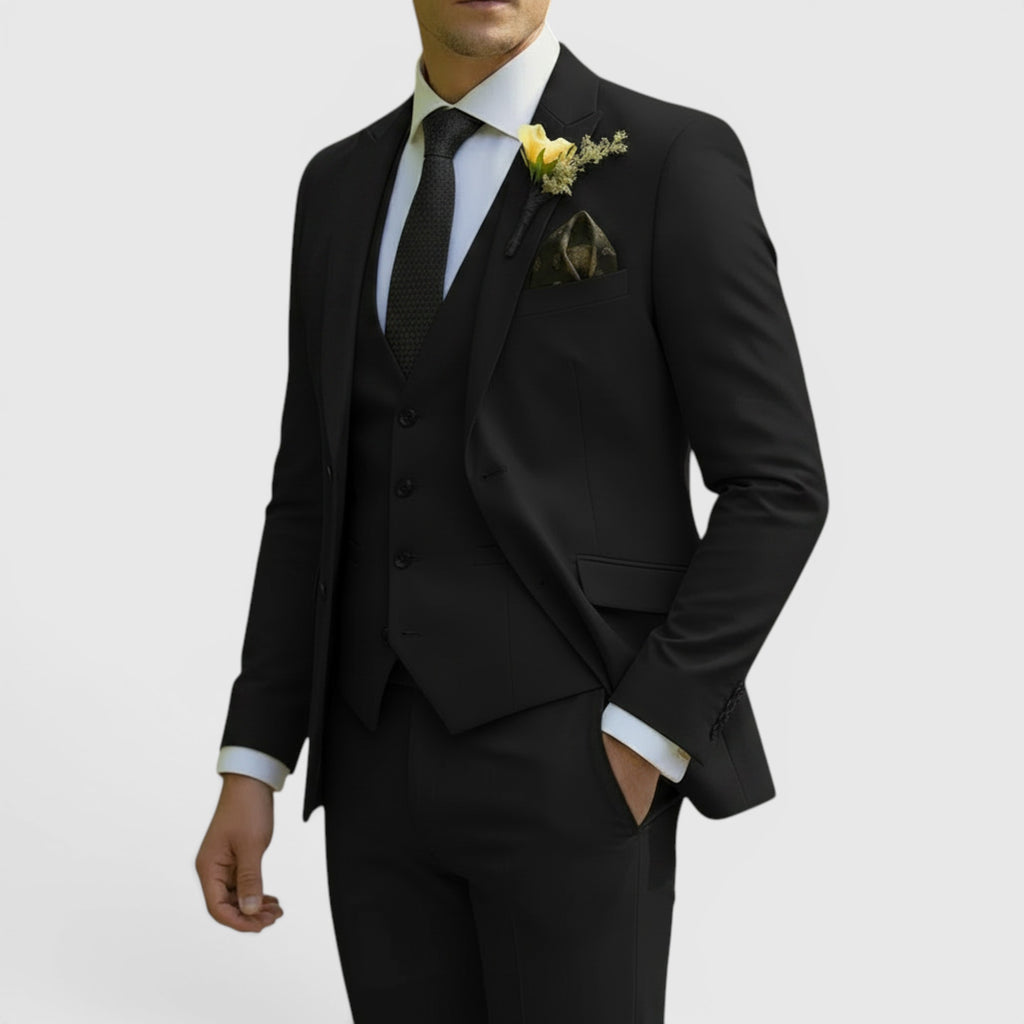 Ellmont London | Men's Wedding Suit Tailored Formal Suit with Matching Vest