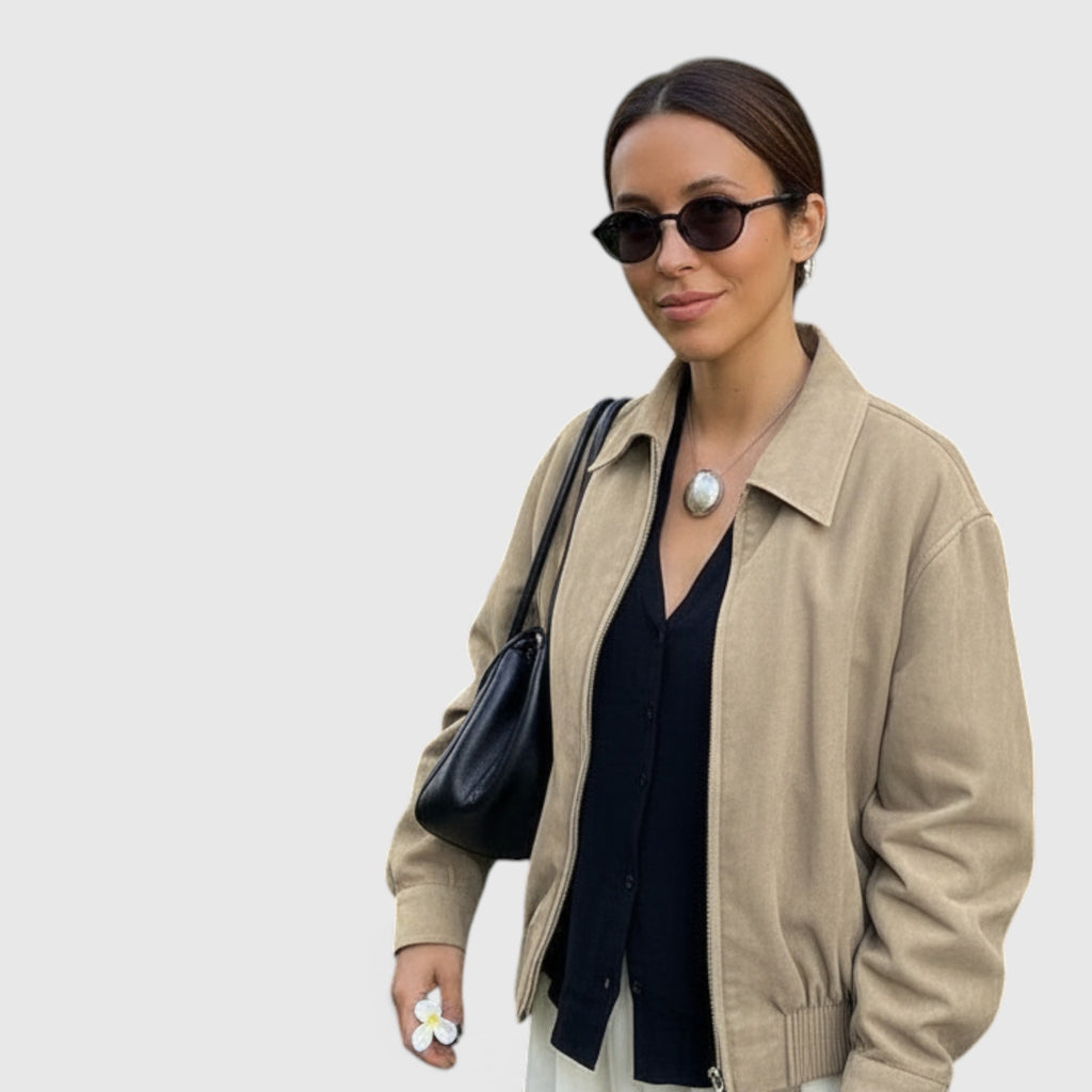 Ximena | Women's Suede Jacket Soft Faux Suede Lightweight Everyday Coat