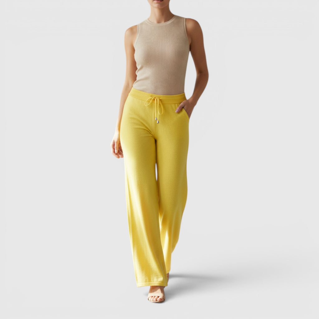 Ellmont London | Women's Cotton Blend Lounge Pants Comfortable Relaxed Fit
