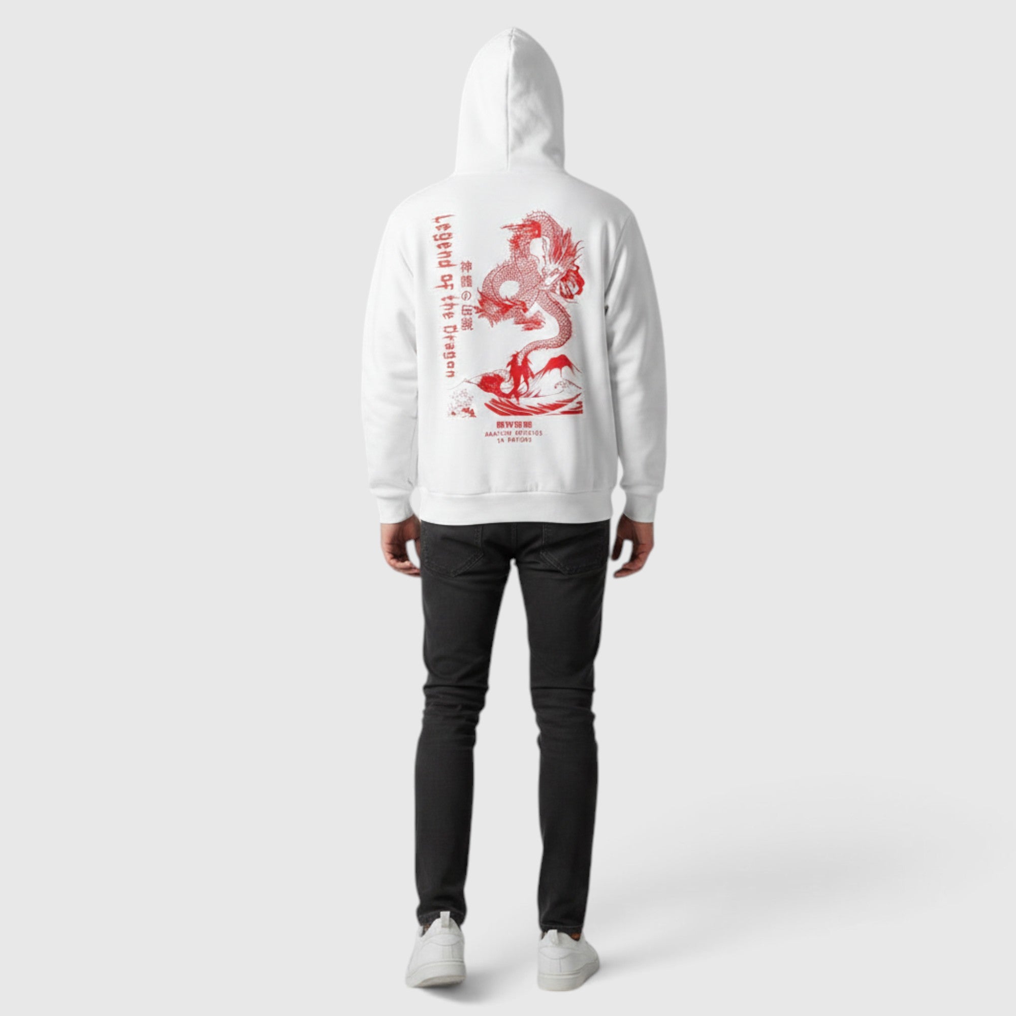 Theo | Men's Dragon Hoodie – Regular Fit Everyday Pullover