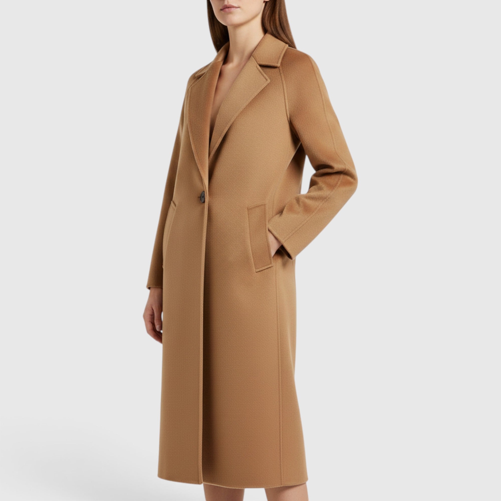 Flora | Women's Wool Coat – Elegant Long Overcoat for Everyday Wear