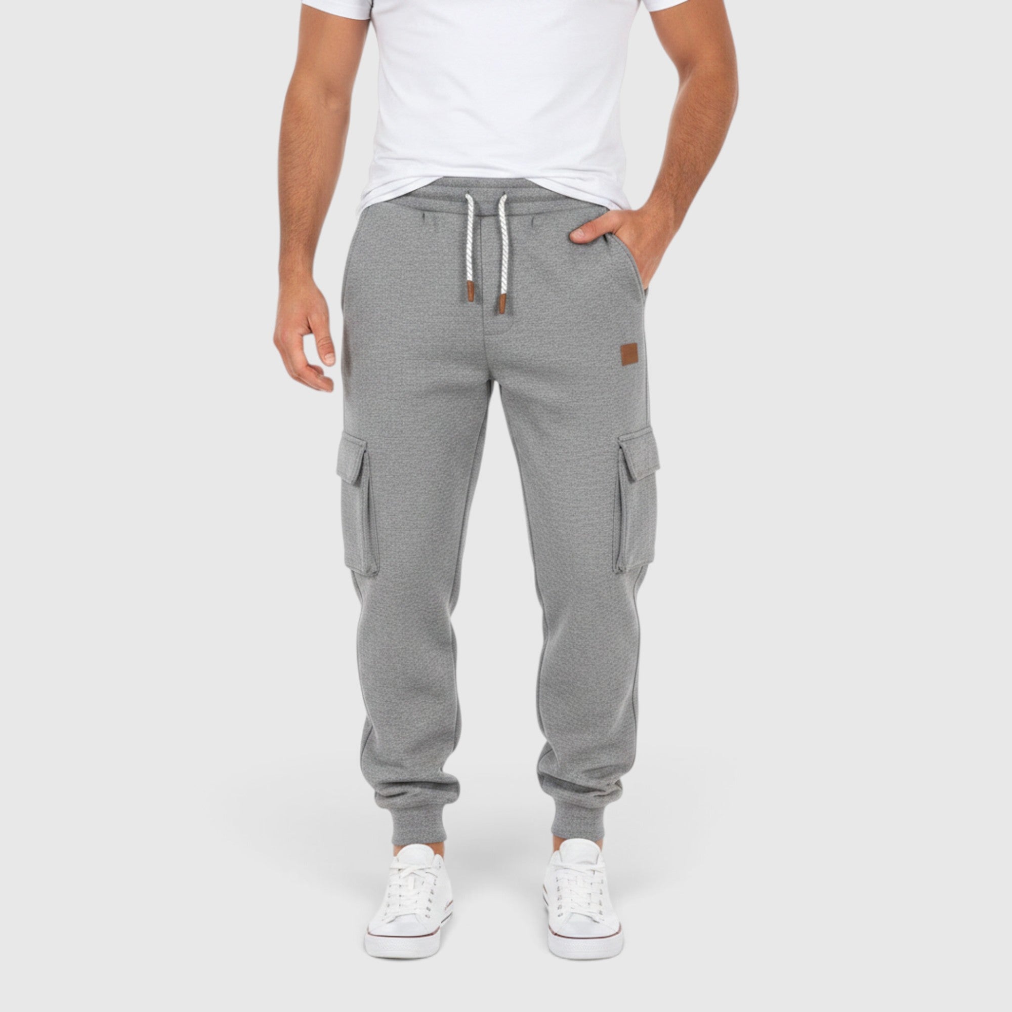 Kian | Men's Baggy Cargo Sweatpants Drawstring Waist Lounge Pants