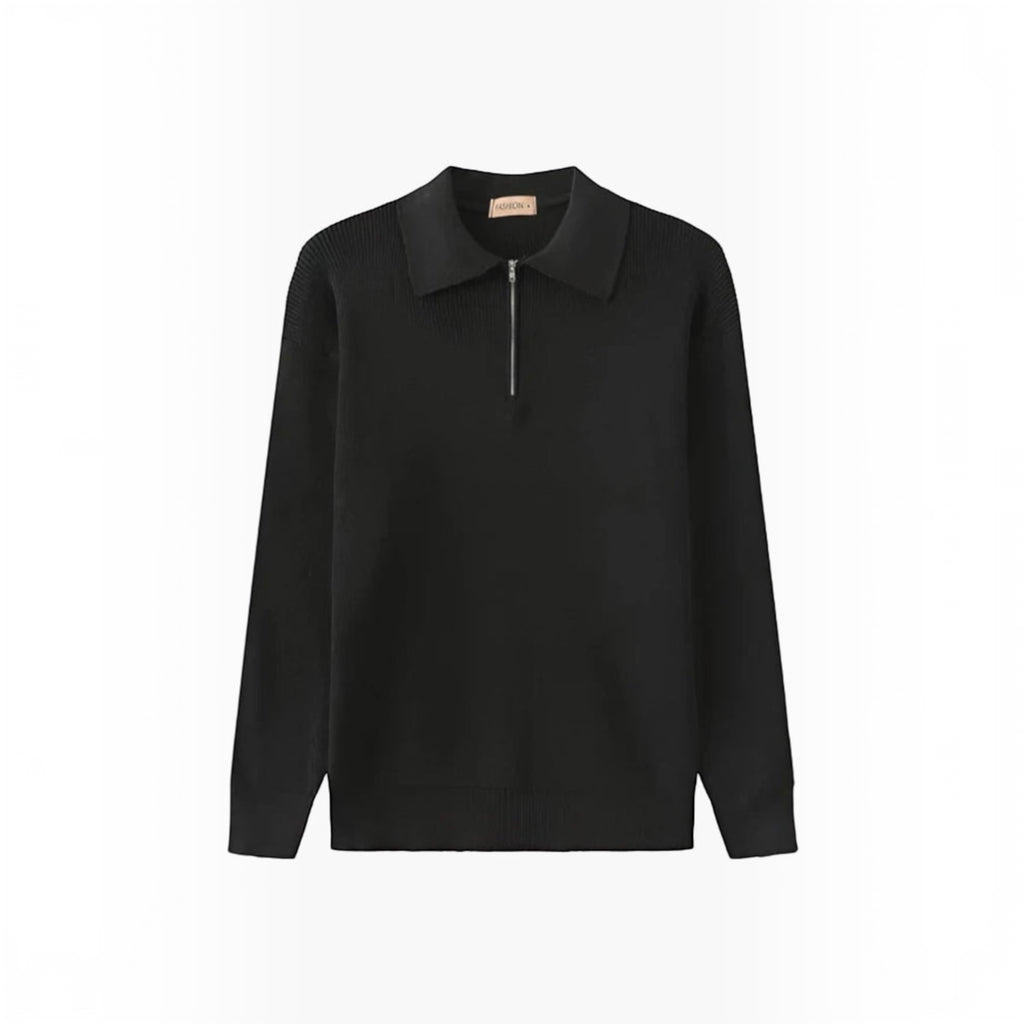 Ellmont London | Men's Classic Quarter Zip Sweater – Soft Cotton Winter Knit