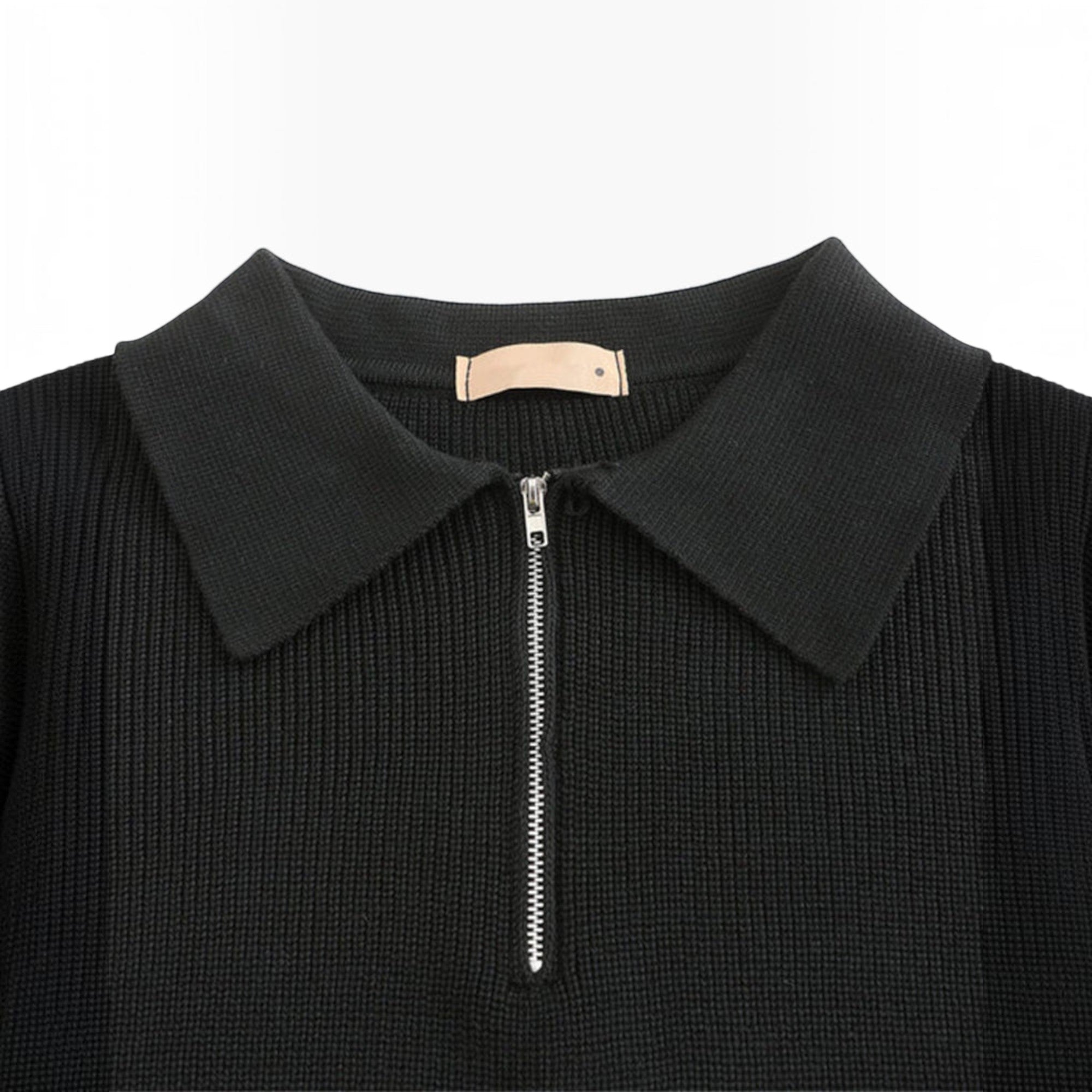 Ellmont London | Men's Classic Quarter Zip Sweater – Soft Cotton Winter Knit