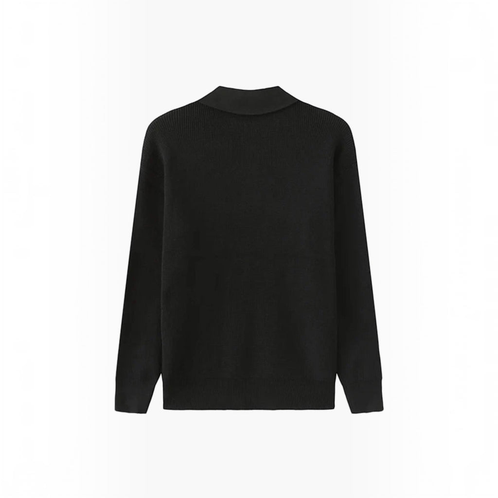 Ellmont London | Men's Classic Quarter Zip Sweater – Soft Cotton Winter Knit
