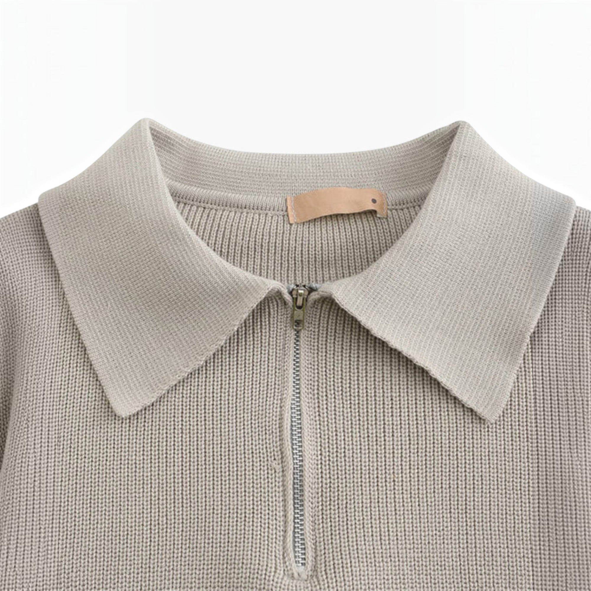 Ellmont London | Men's Classic Quarter Zip Sweater – Soft Cotton Winter Knit