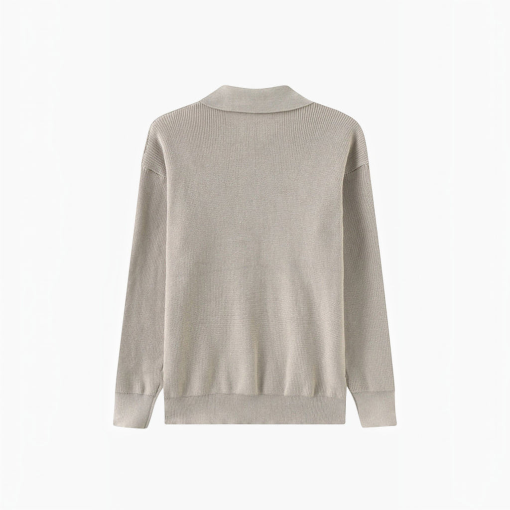 Ellmont London | Men's Classic Quarter Zip Sweater – Soft Cotton Winter Knit