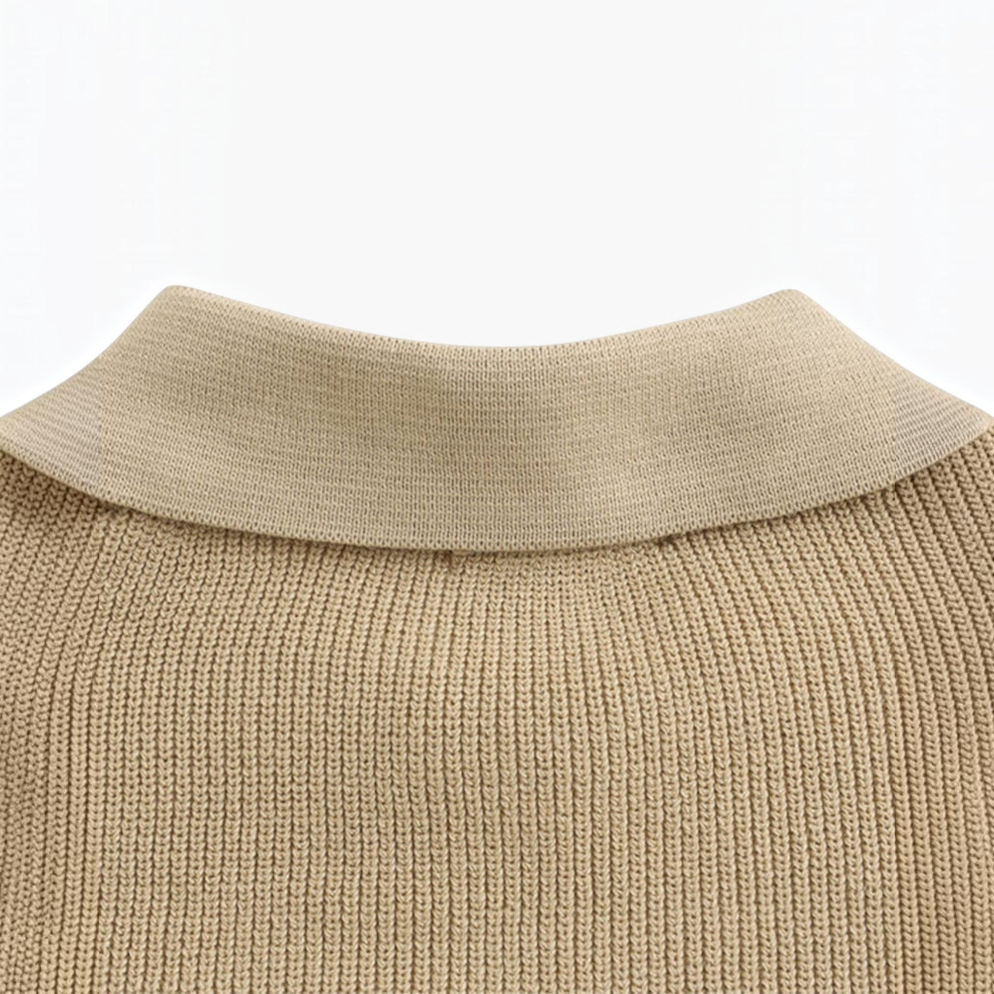 Ellmont London | Men's Classic Quarter Zip Sweater – Soft Cotton Winter Knit