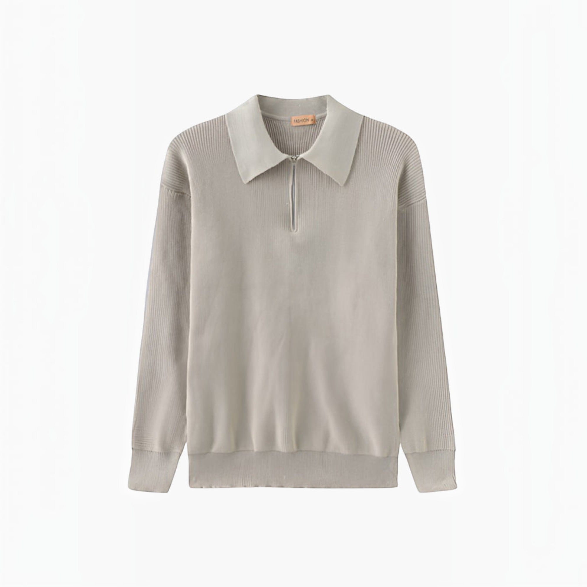 Nathan | Men's Classic Quarter Zip Sweater – Soft Cotton Winter Knit